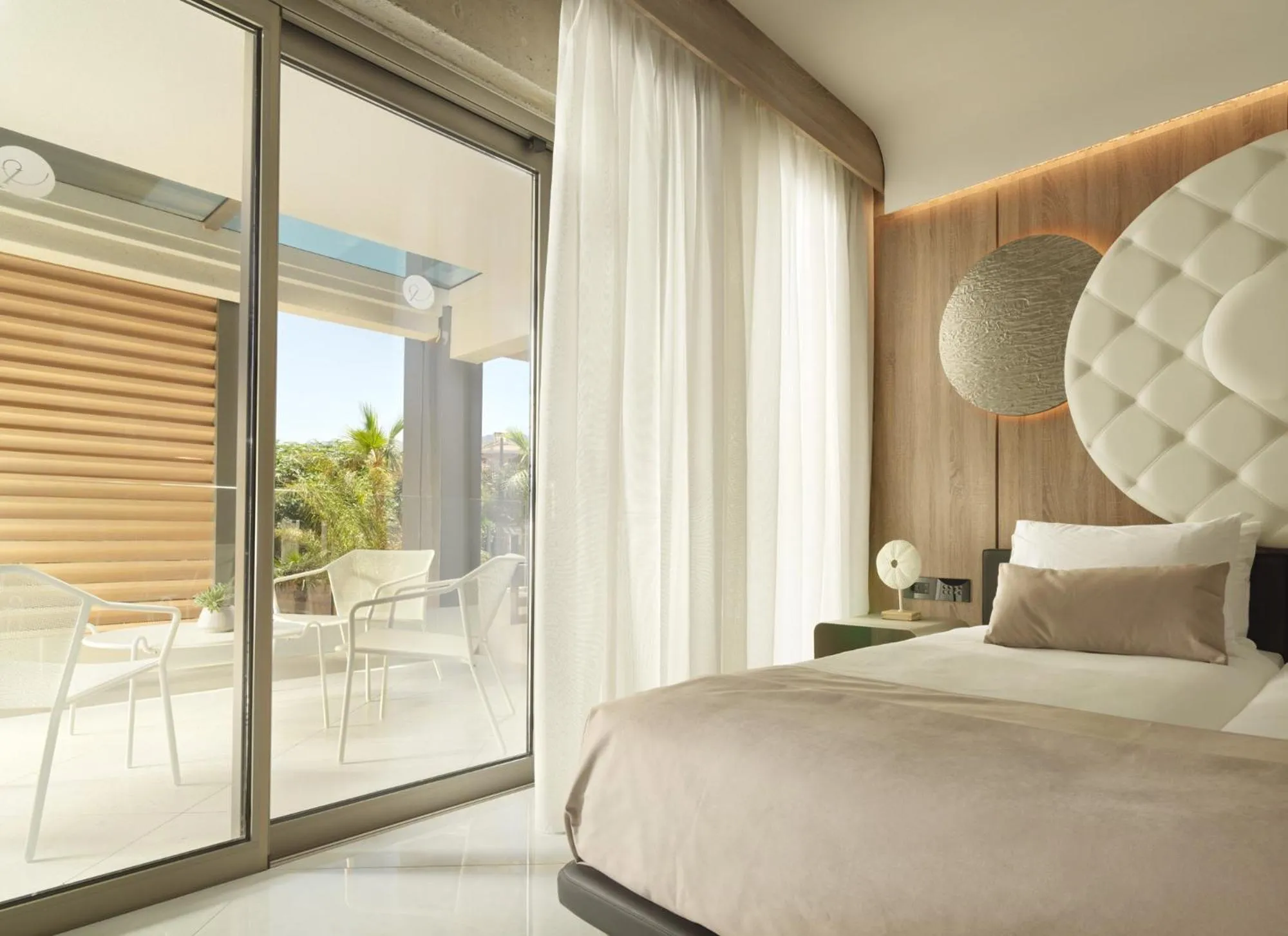 Bedroom, Bed in Nautilux Rethymno by Mage Hotels