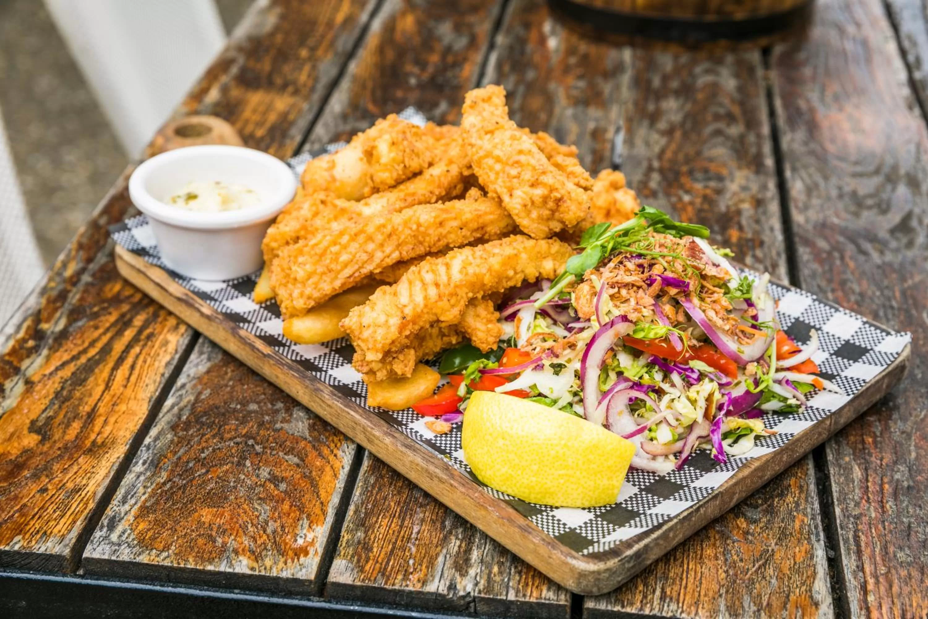 Food close-up in Nightcap at the Ship Inn