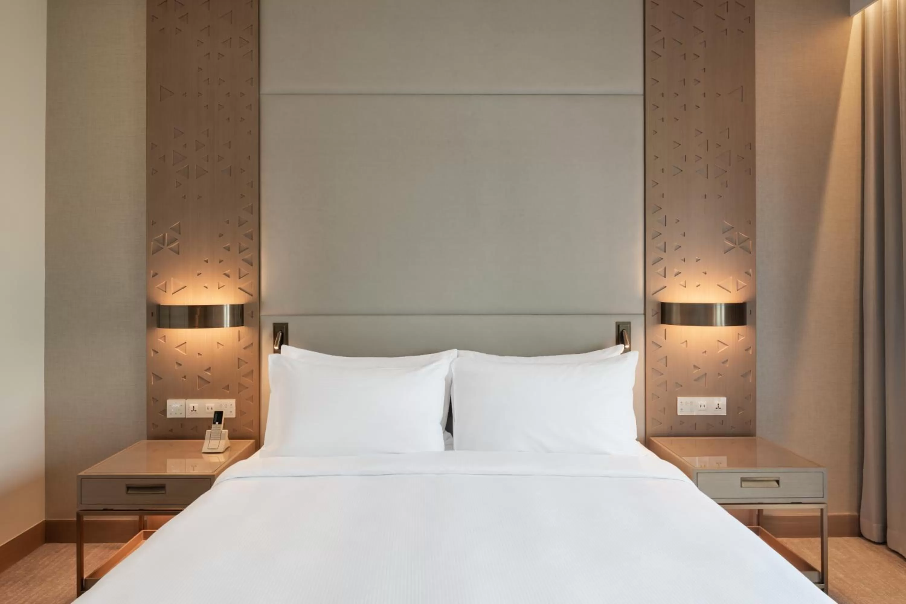 Bed in Palace Beach Resort Fujairah