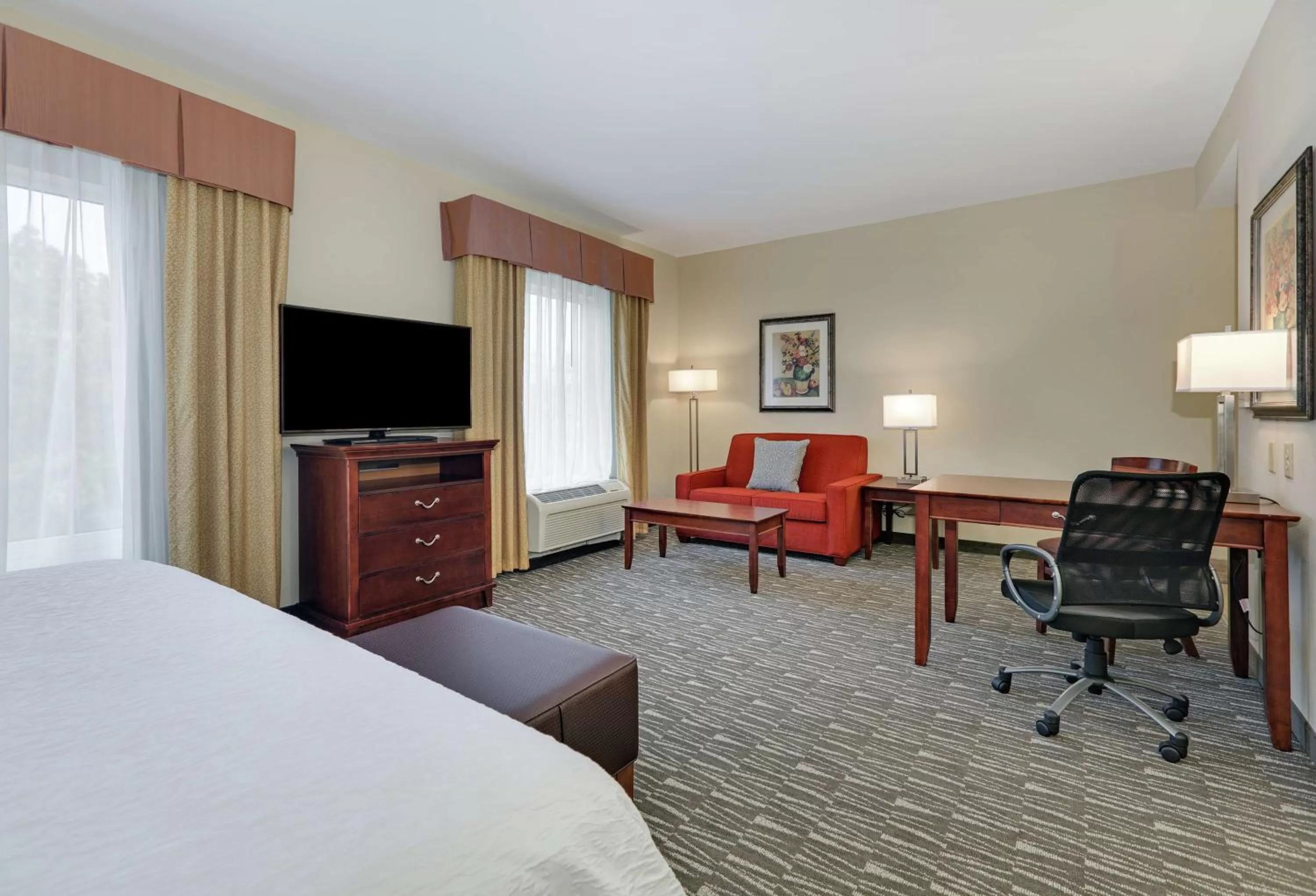 Bedroom, Bed in Hampton Inn & Suites Southern Pines-Pinehurst