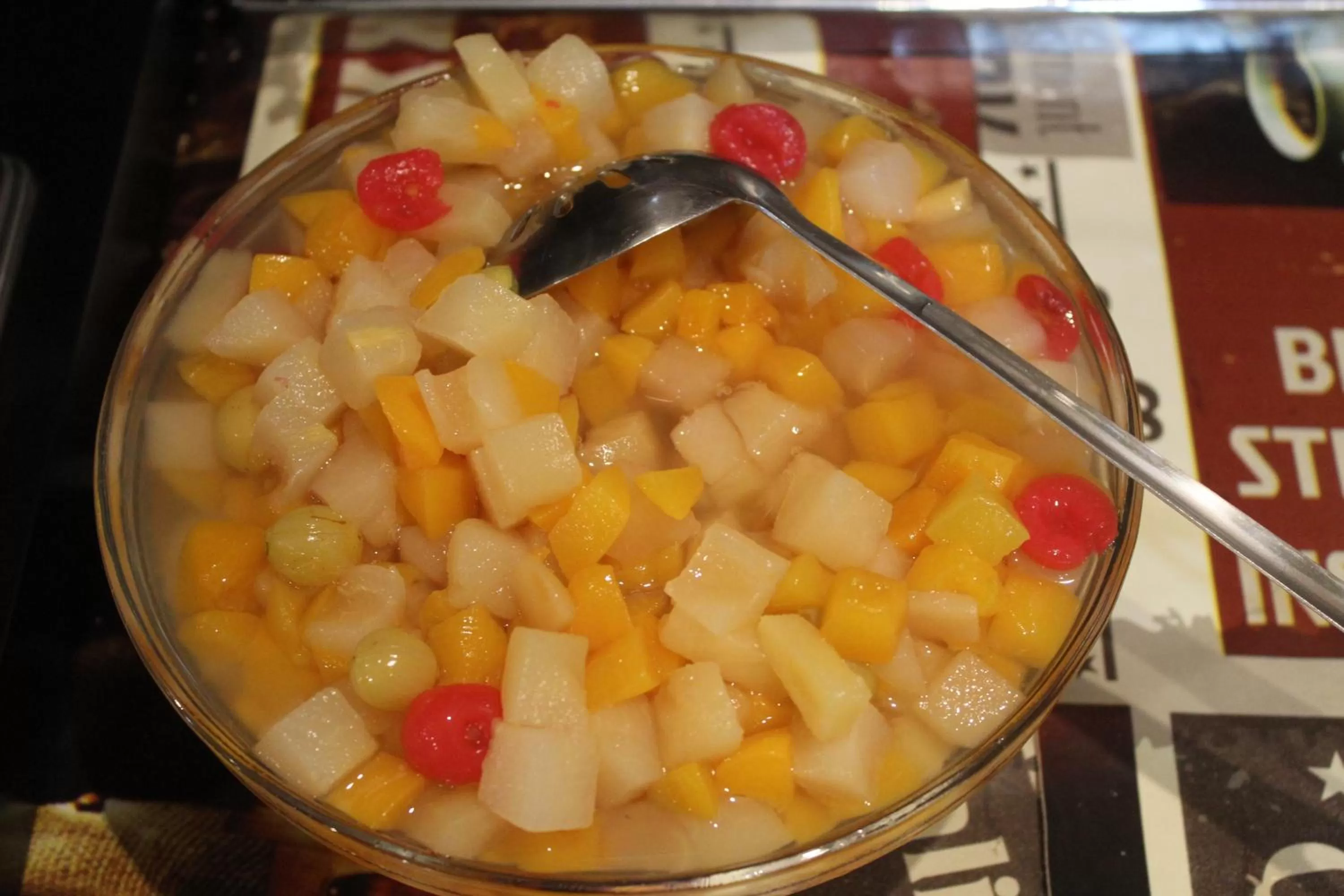 Buffet breakfast, Food in Hotel Pyramid