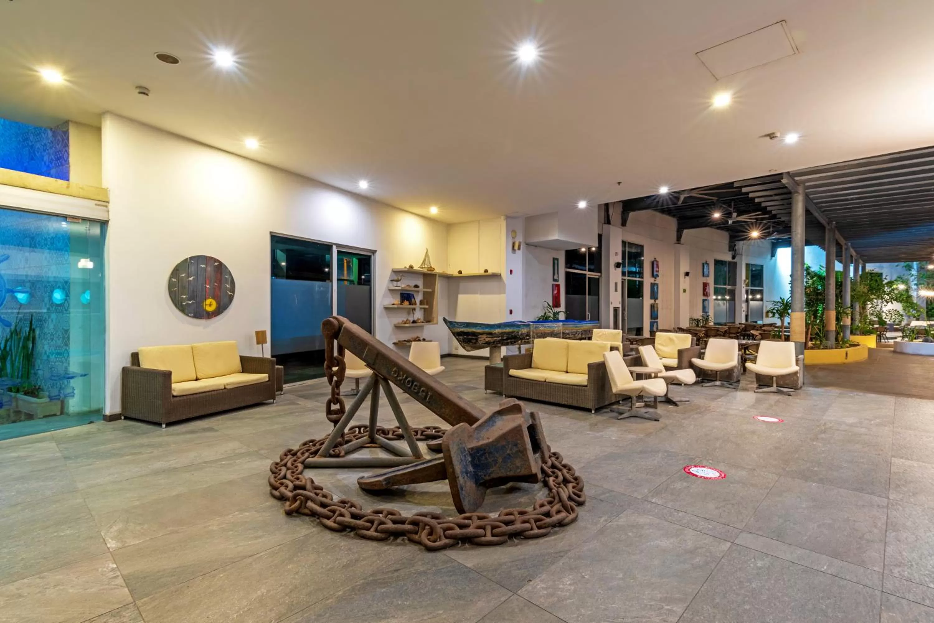 Lobby or reception in Pop Art Hotel CLC Puerto Mamonal Cartagena