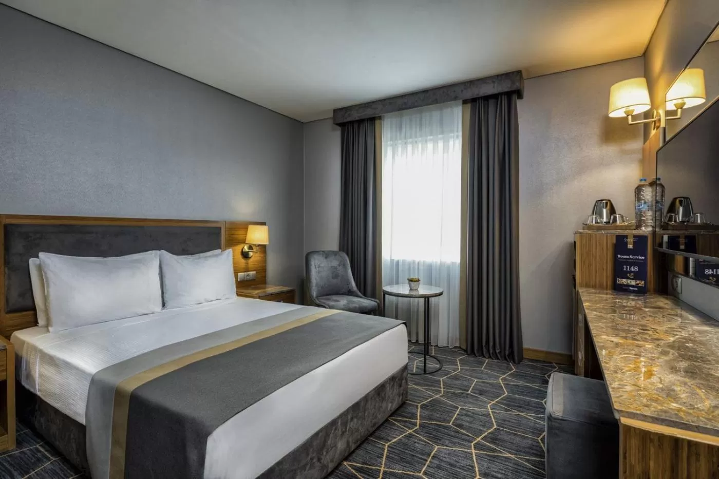 Bed in Hotel Venera Istanbul Old City