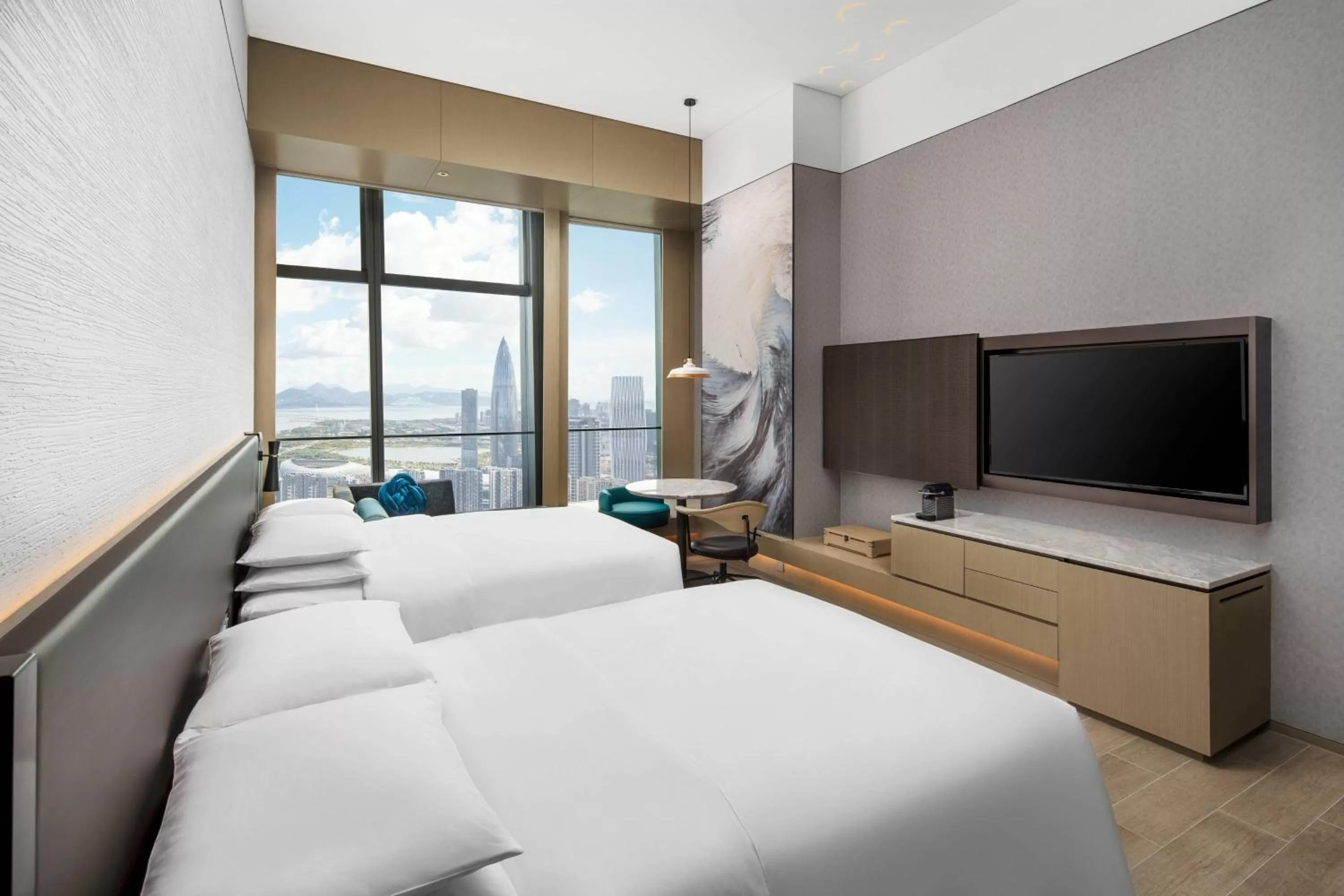 Executive Double Room with Lounge Access in Renaissance Shenzhen Bay Hotel