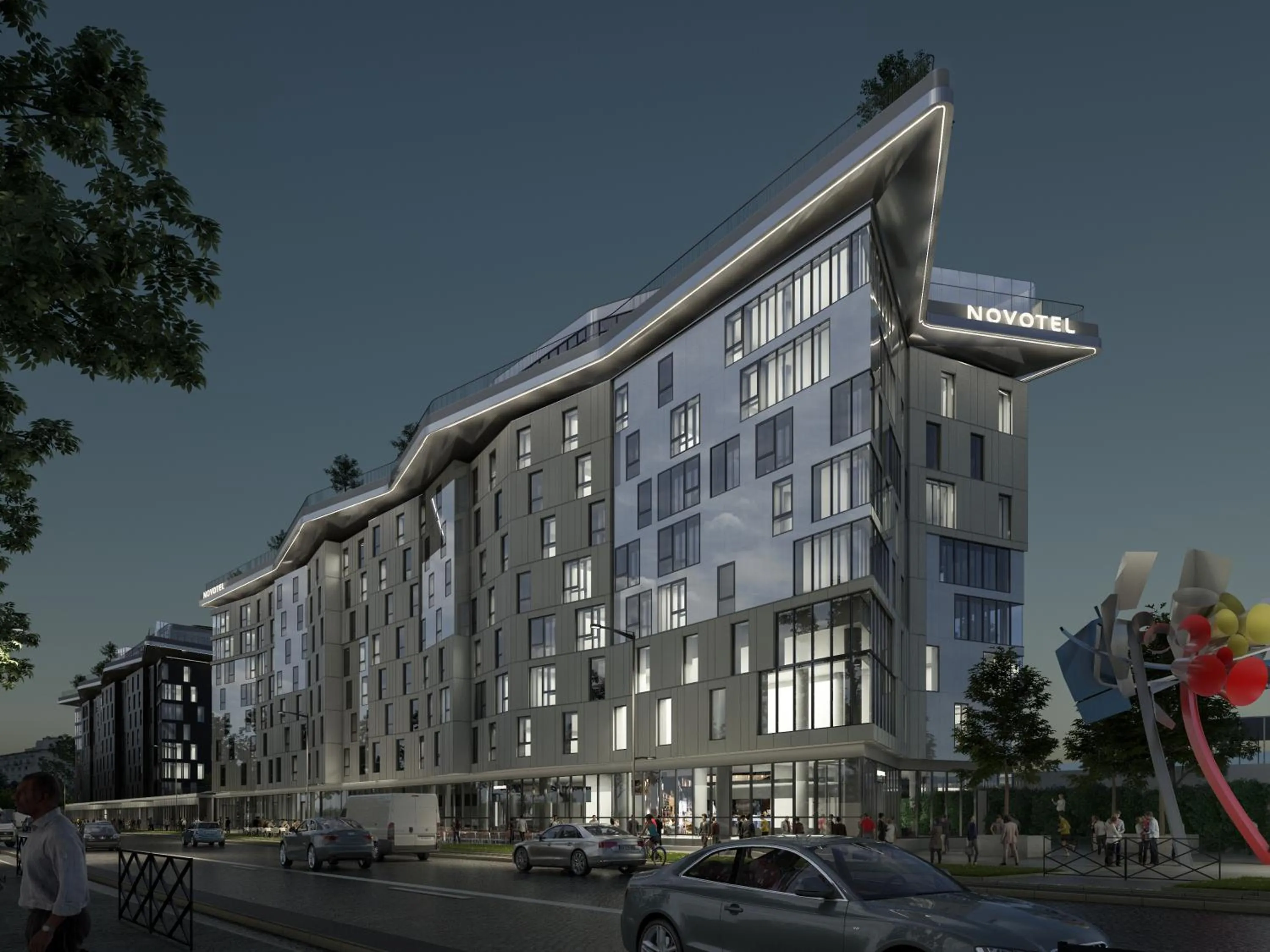 Property building in Novotel Paris Porte Versailles