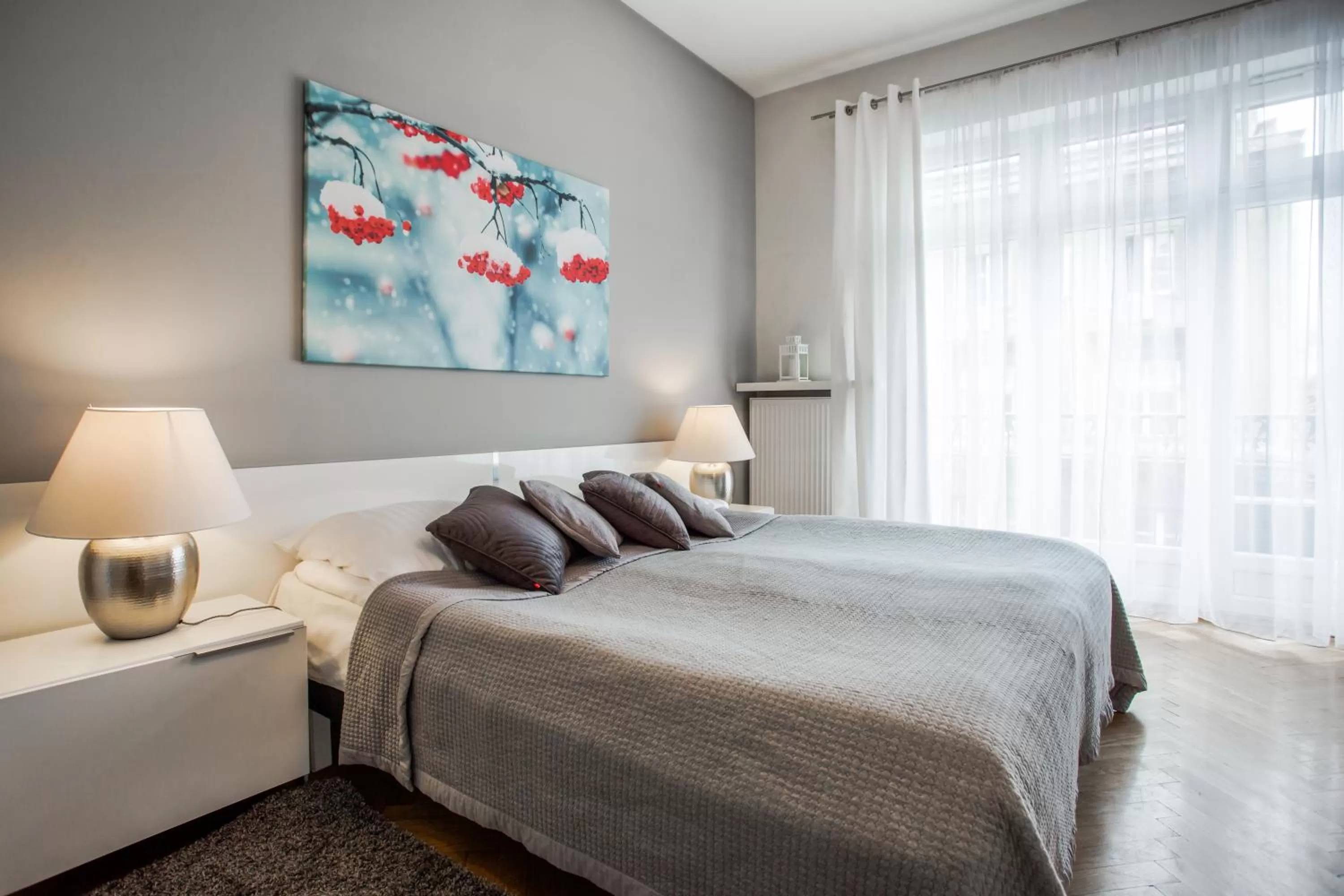 Bed in 4Seasons﻿ Apartments Cracow