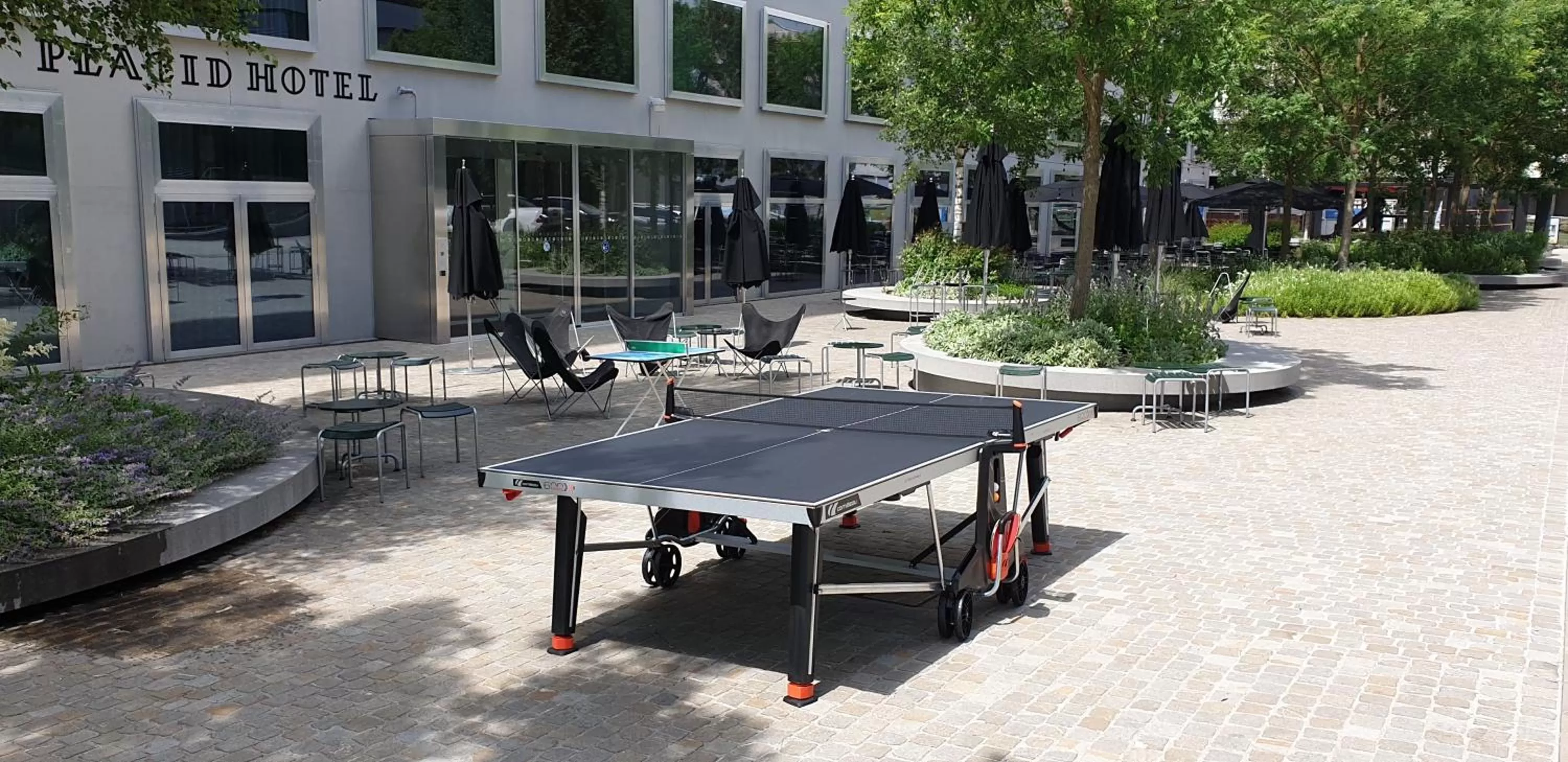 Table tennis in Placid Hotel Design & Lifestyle Zurich