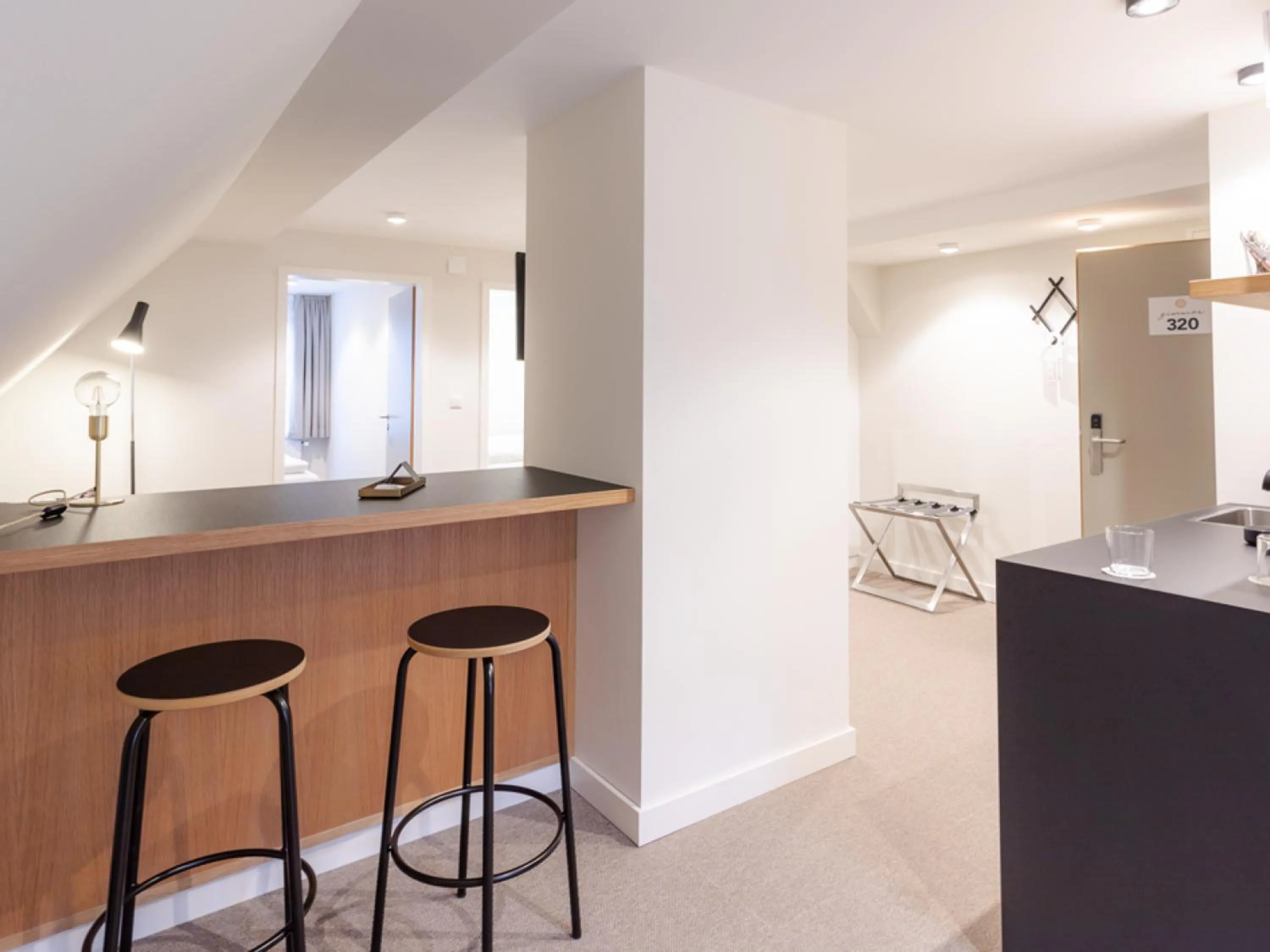 Kitchen or kitchenette in Hotel Tuchhaus