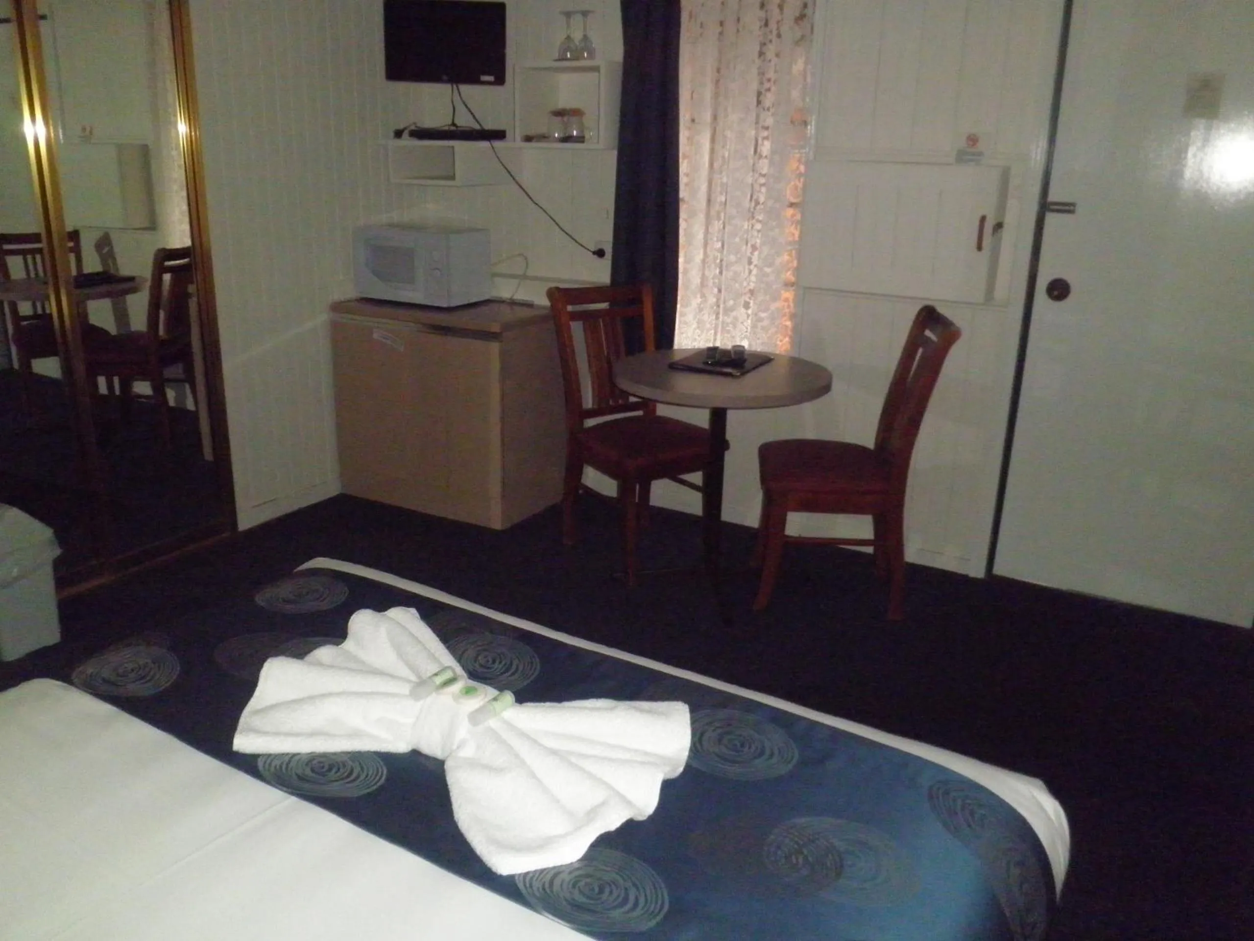 Bed in Poet's Recall Motel