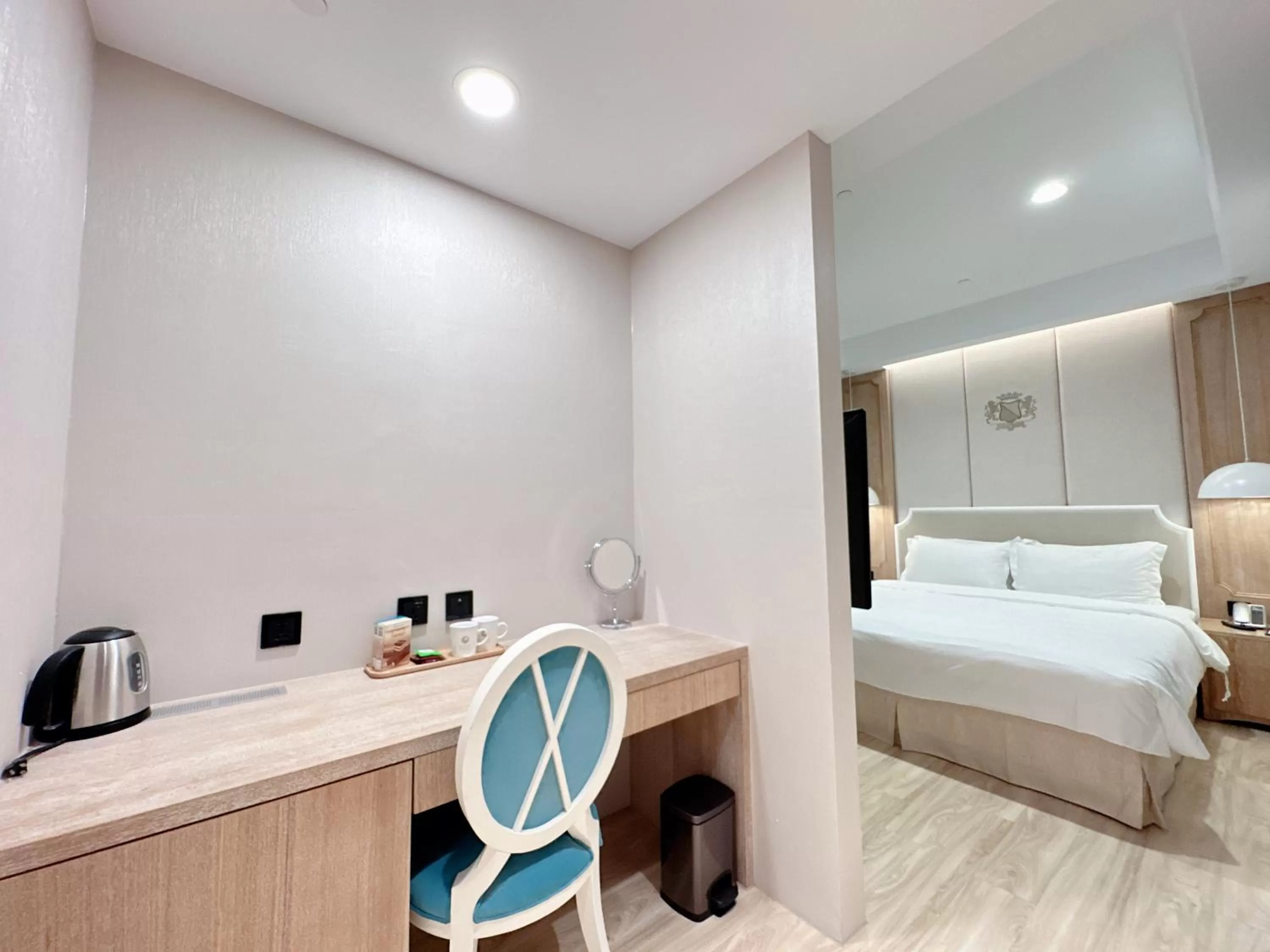 Bed in 台南星鑽國際商旅 Hua Hotel