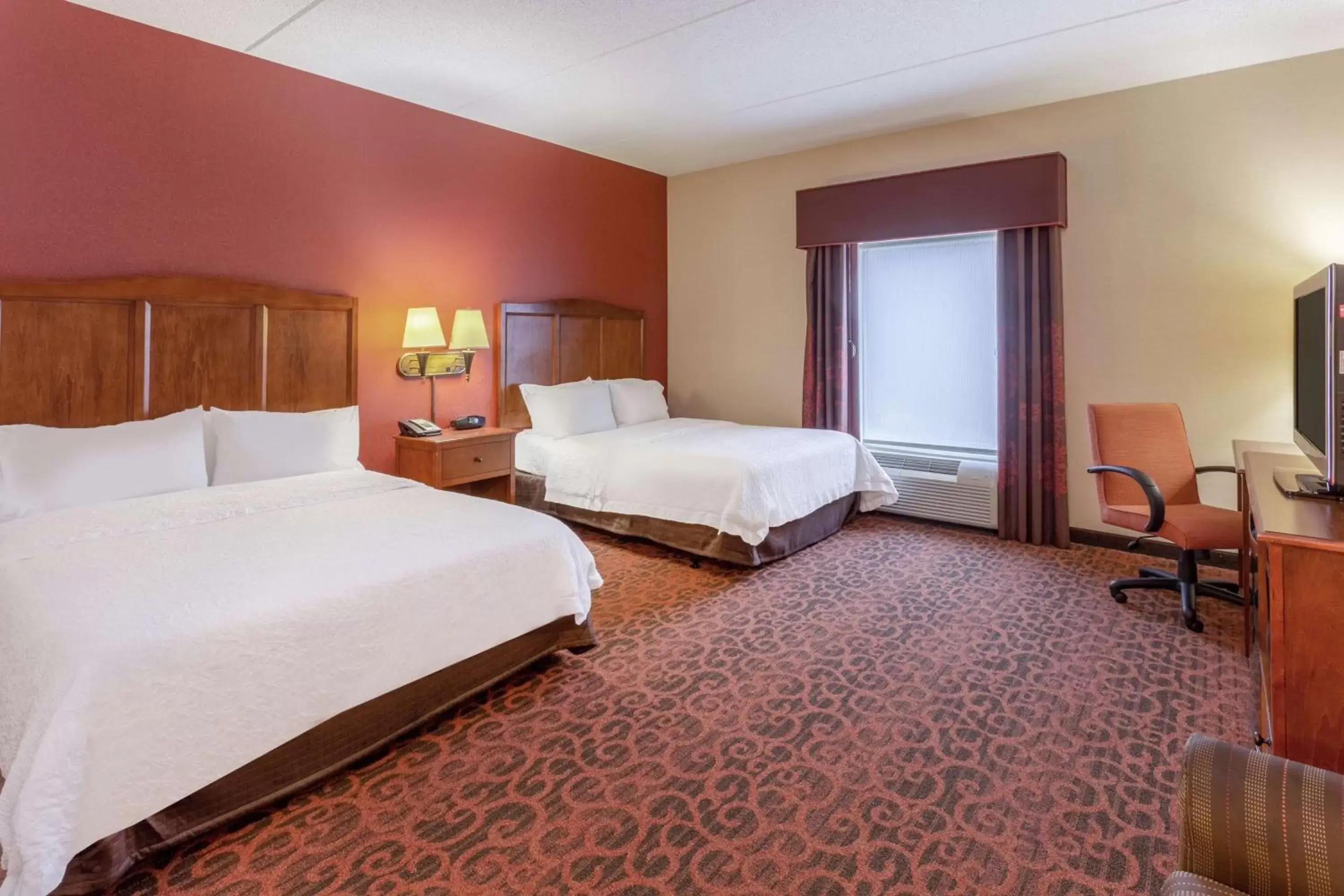 Queen Room with Two Queen Beds - Hearing Access/Non-Smoking in Hampton Inn Owings Mills Queen Room with Two Queen Beds - Hearing Access/Non-Smoking in Hampton Inn Owings Mills