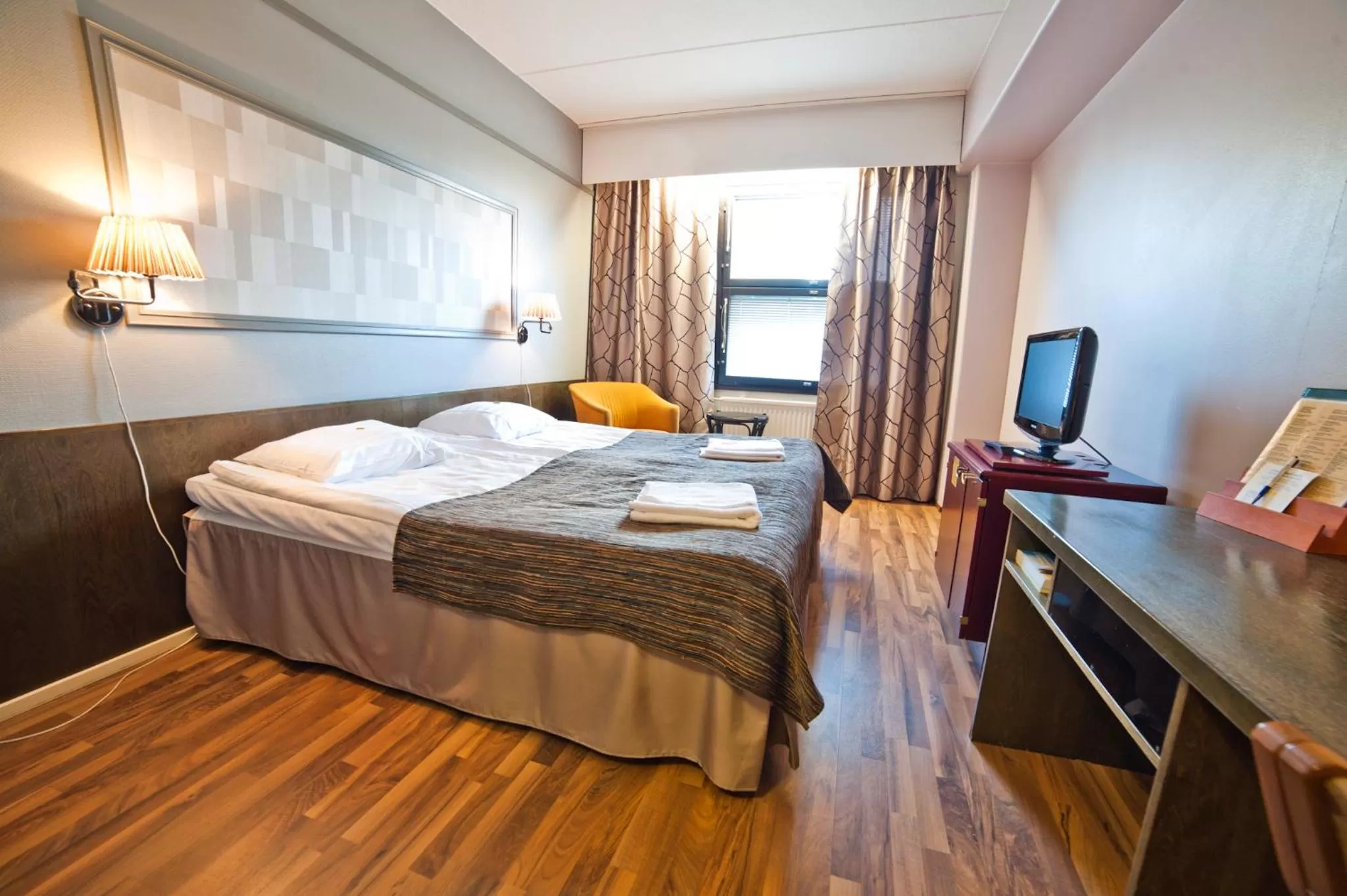 Bed in Hotel Lapuahovi