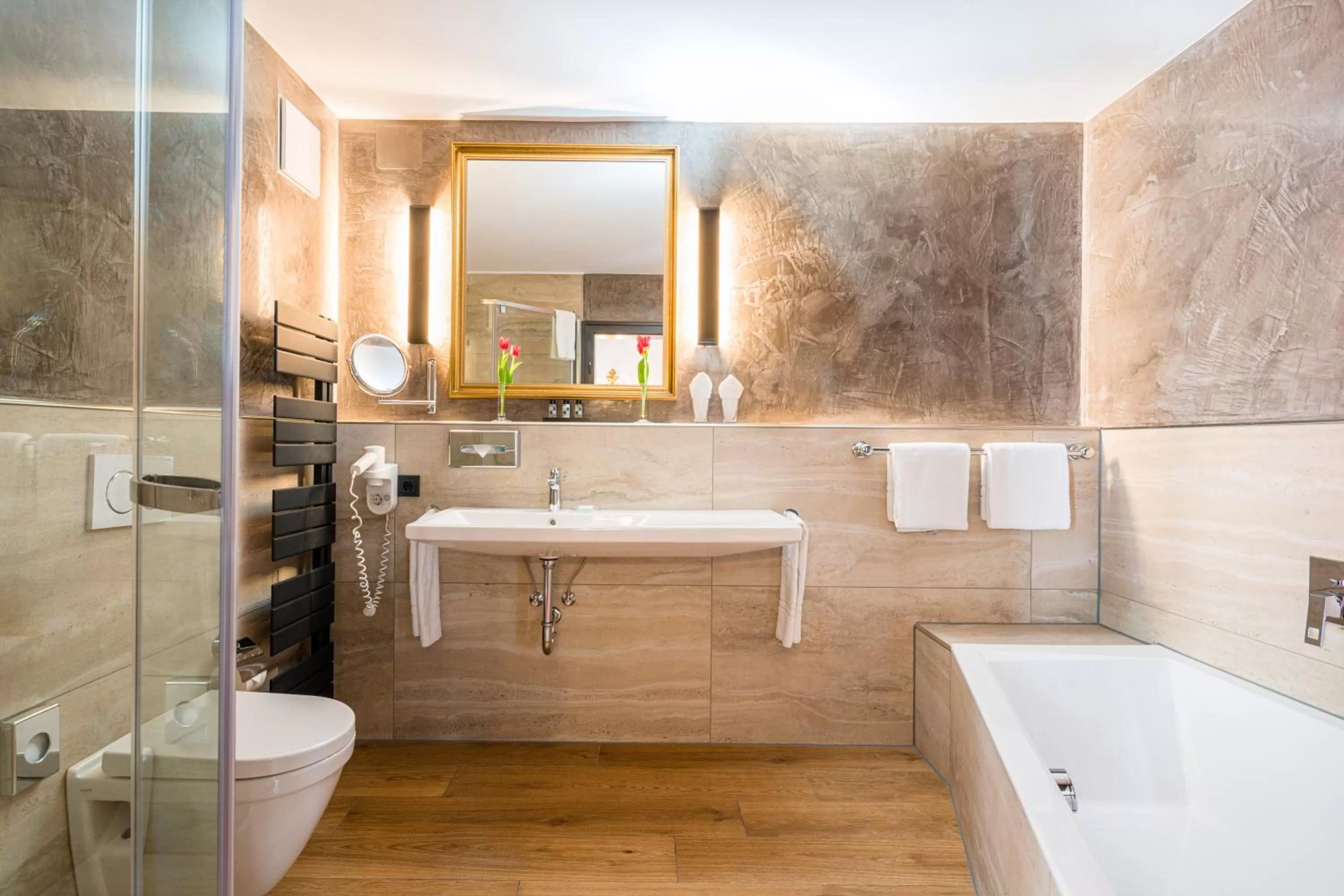 Bathroom in Alpin & Wellness Resort Ludwig Royal