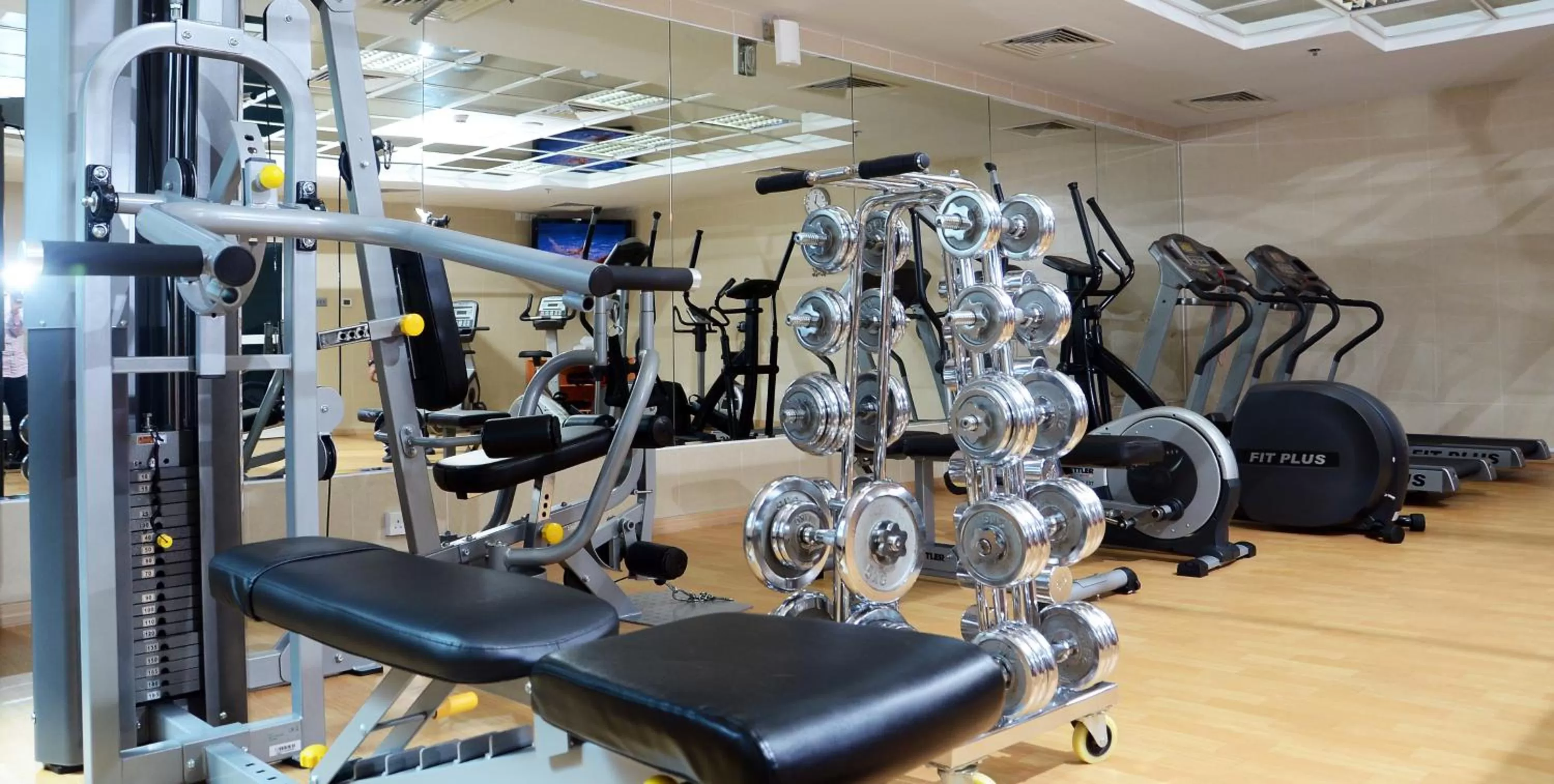 Fitness centre/facilities in Rose Garden Hotel Apartments - Al Barsha, Near Metro Station