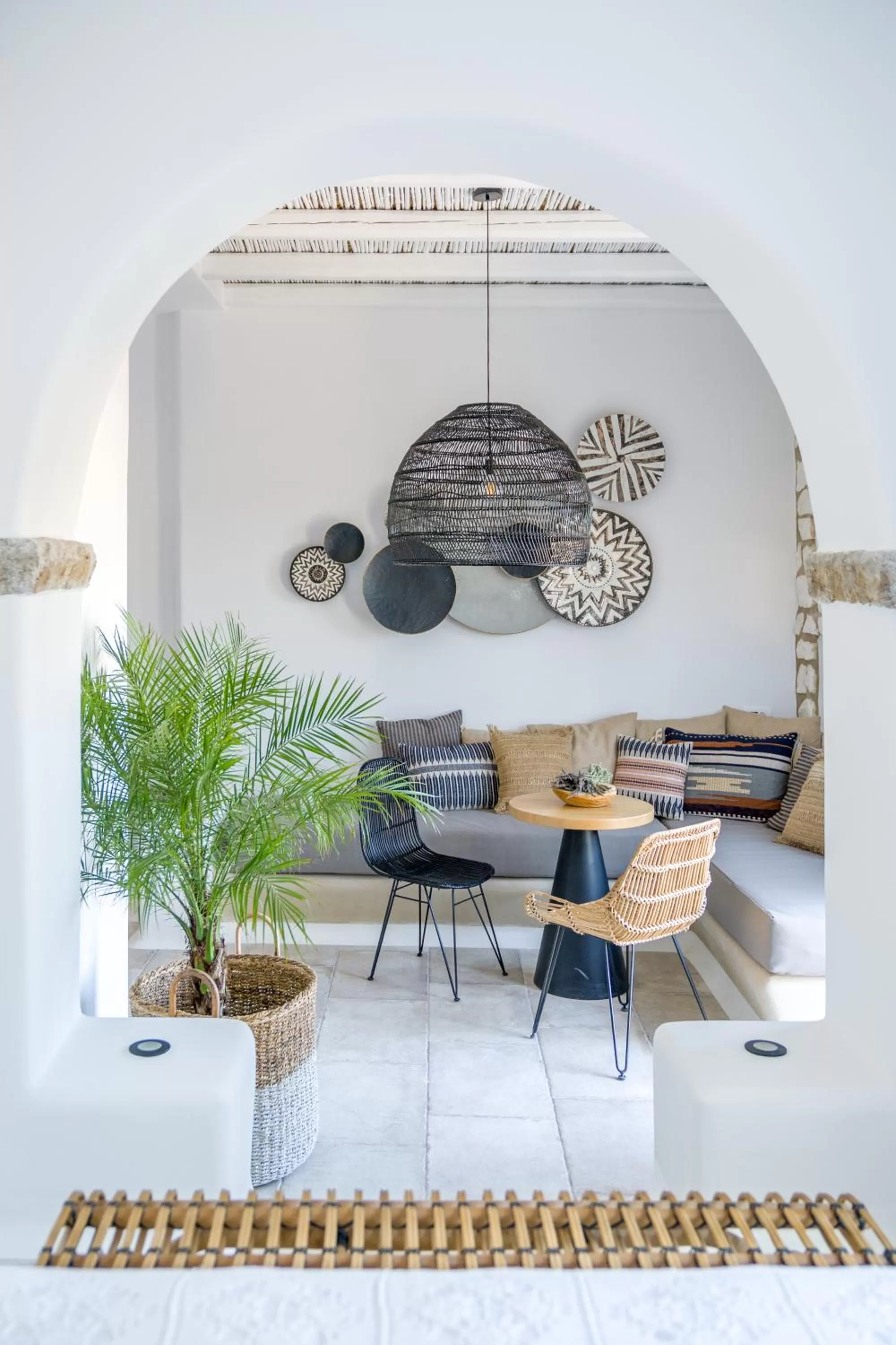 Living room in Euphoria Chora Naxos