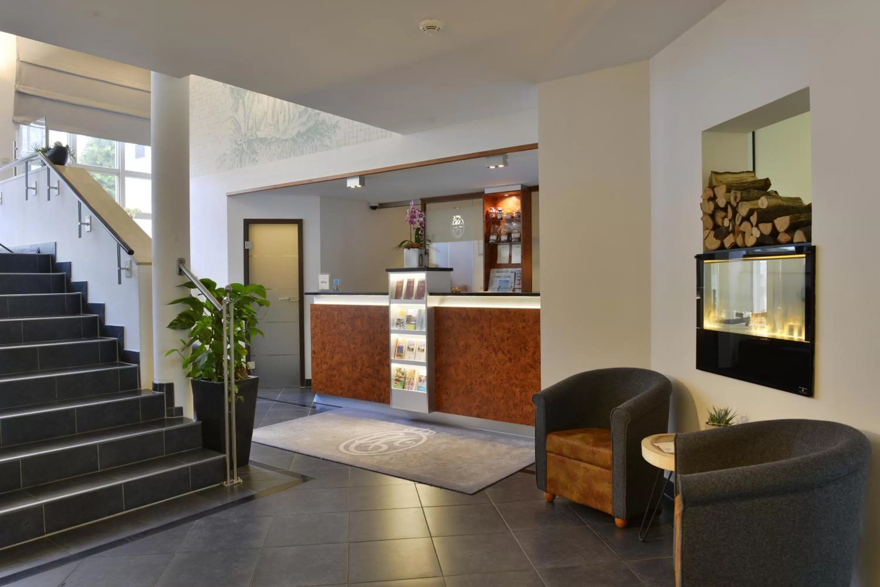 Lobby or reception in Hotel Caroline Mathilde