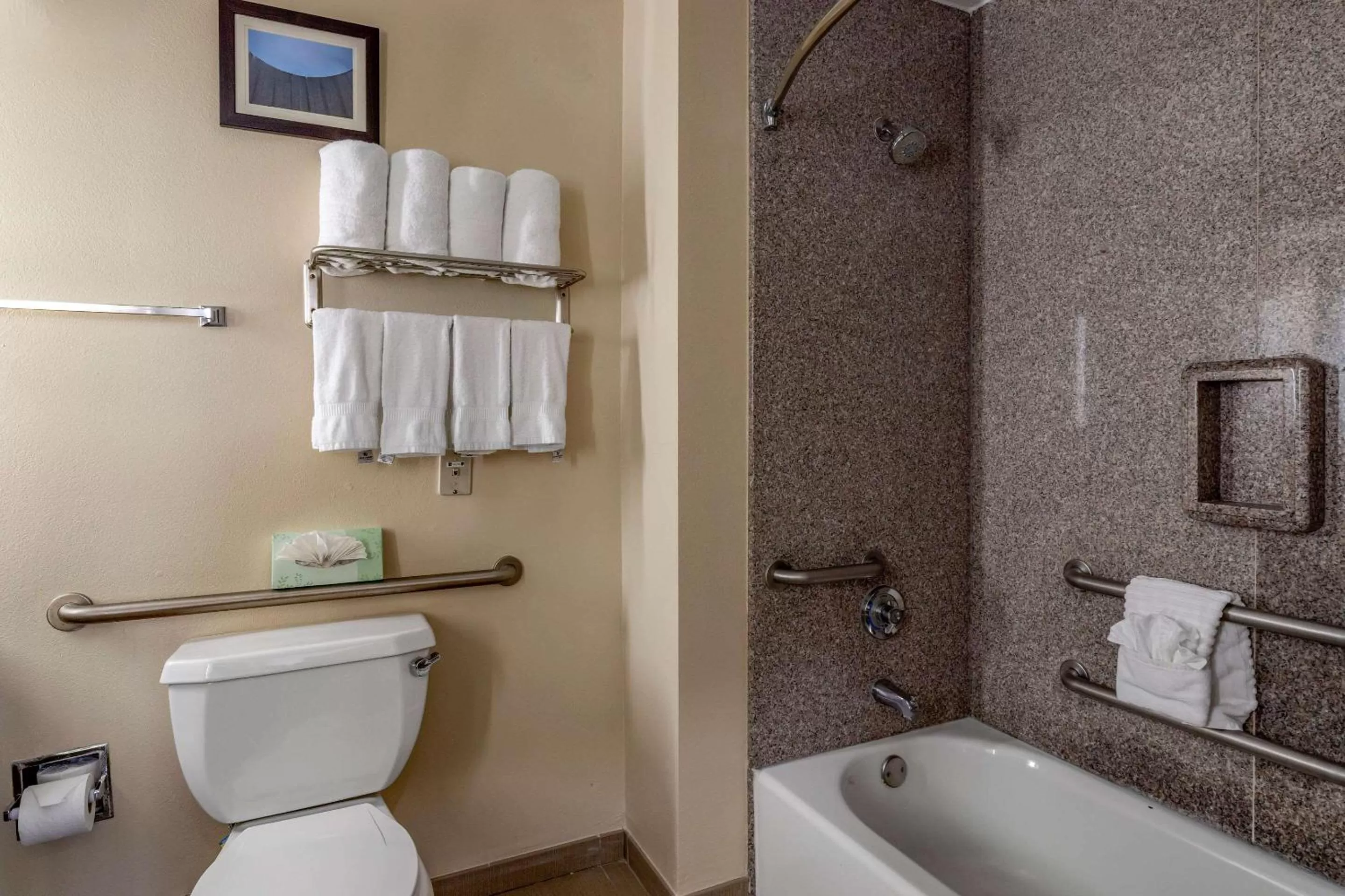 Bedroom in Comfort Suites Houston near Medical Center- NRG Stadium