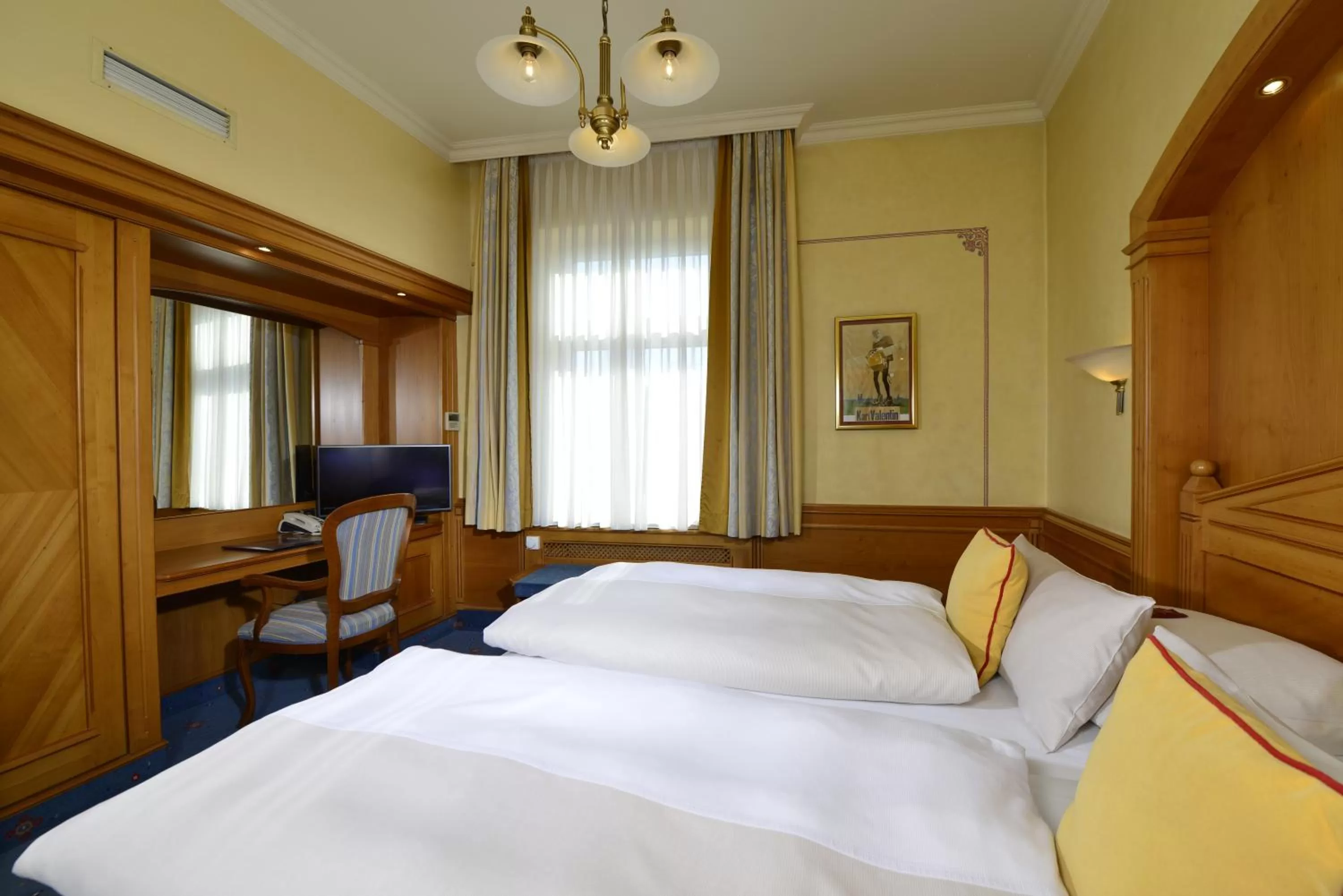 Bed in Hotel Torbräu