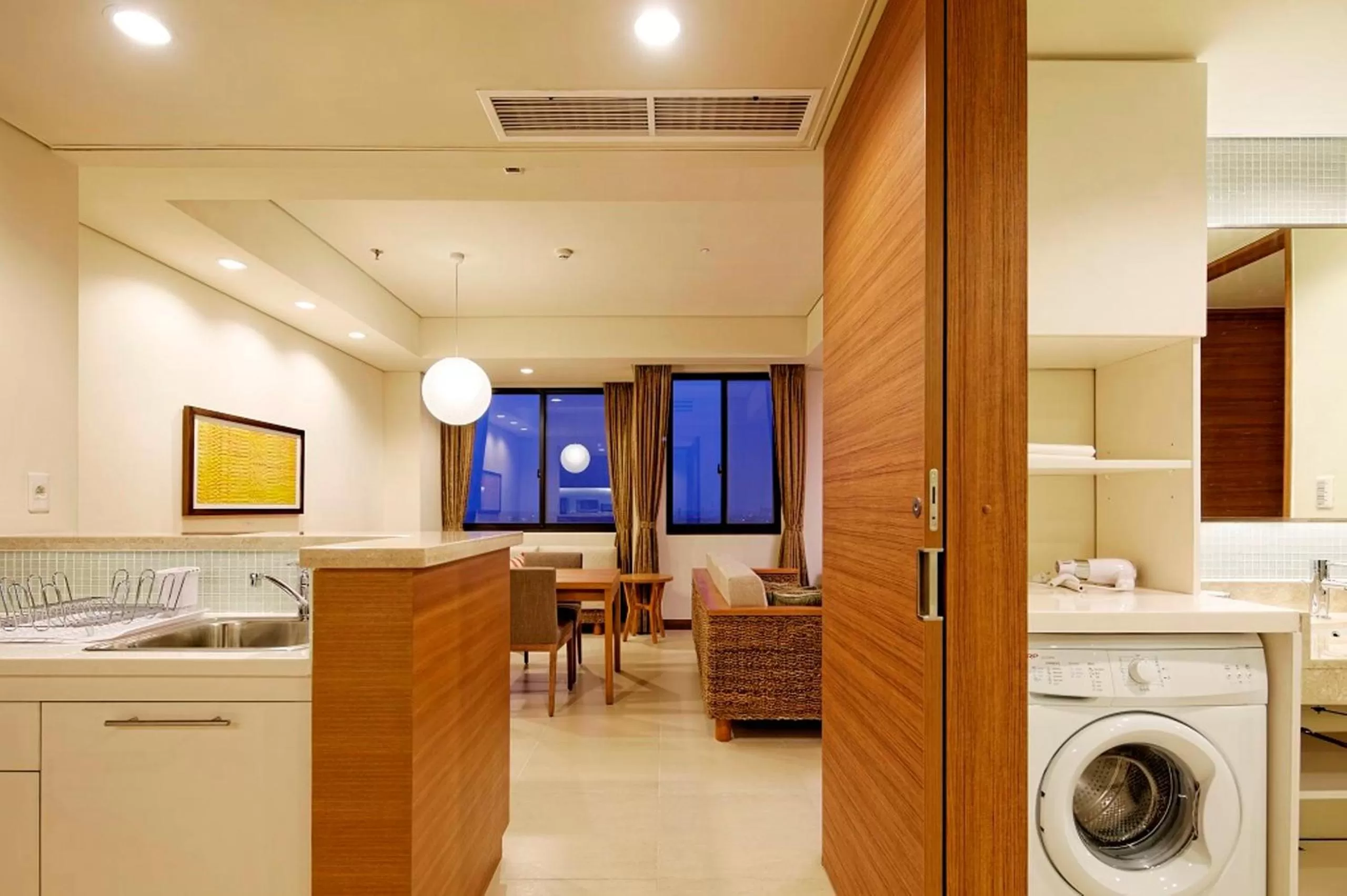 Kitchen or kitchenette in Axia South Cikarang Service Apartment