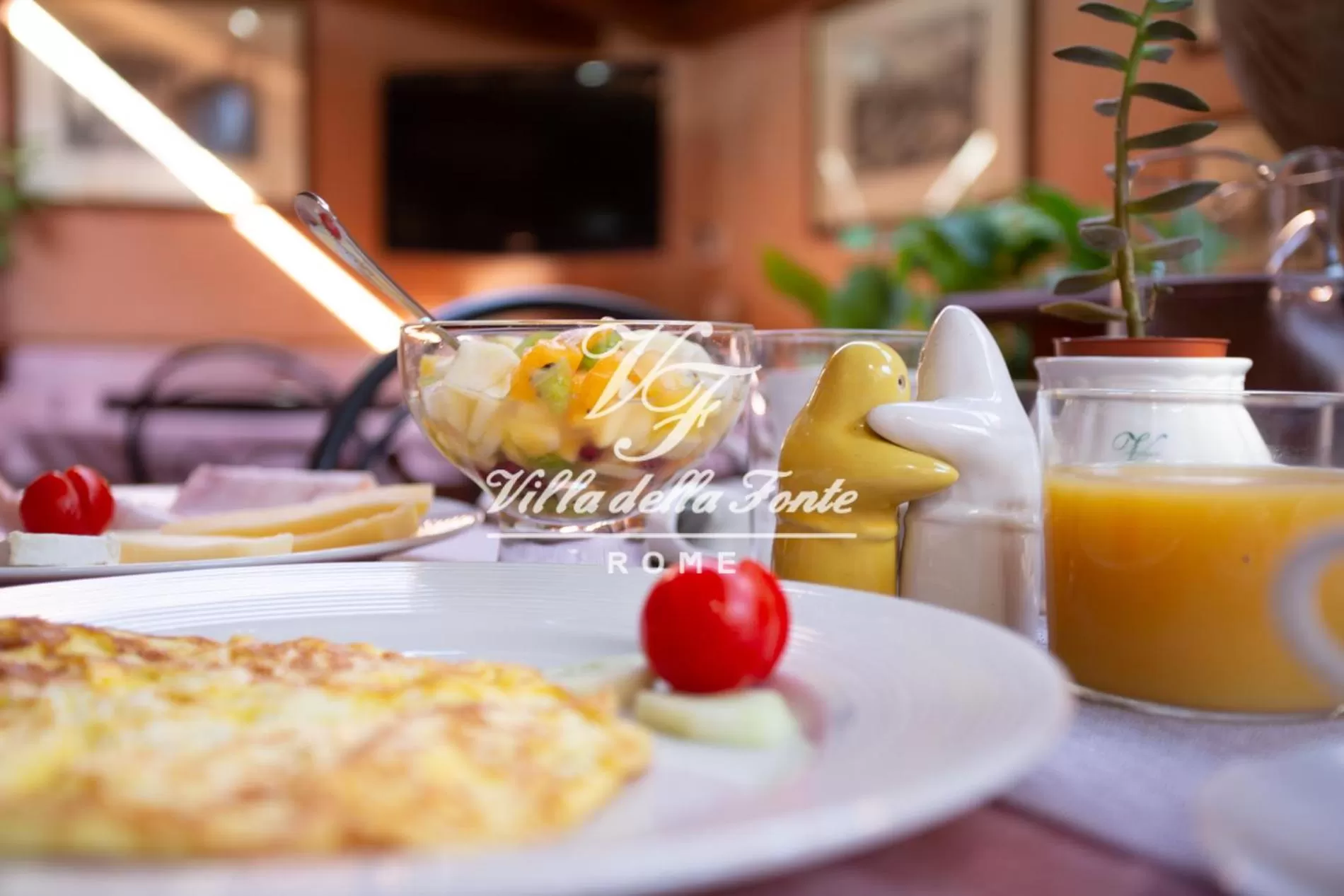 Buffet breakfast in Villa della Fonte