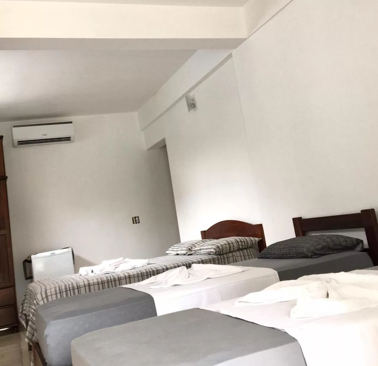 Bed in Pousada Recanto do Teimoso