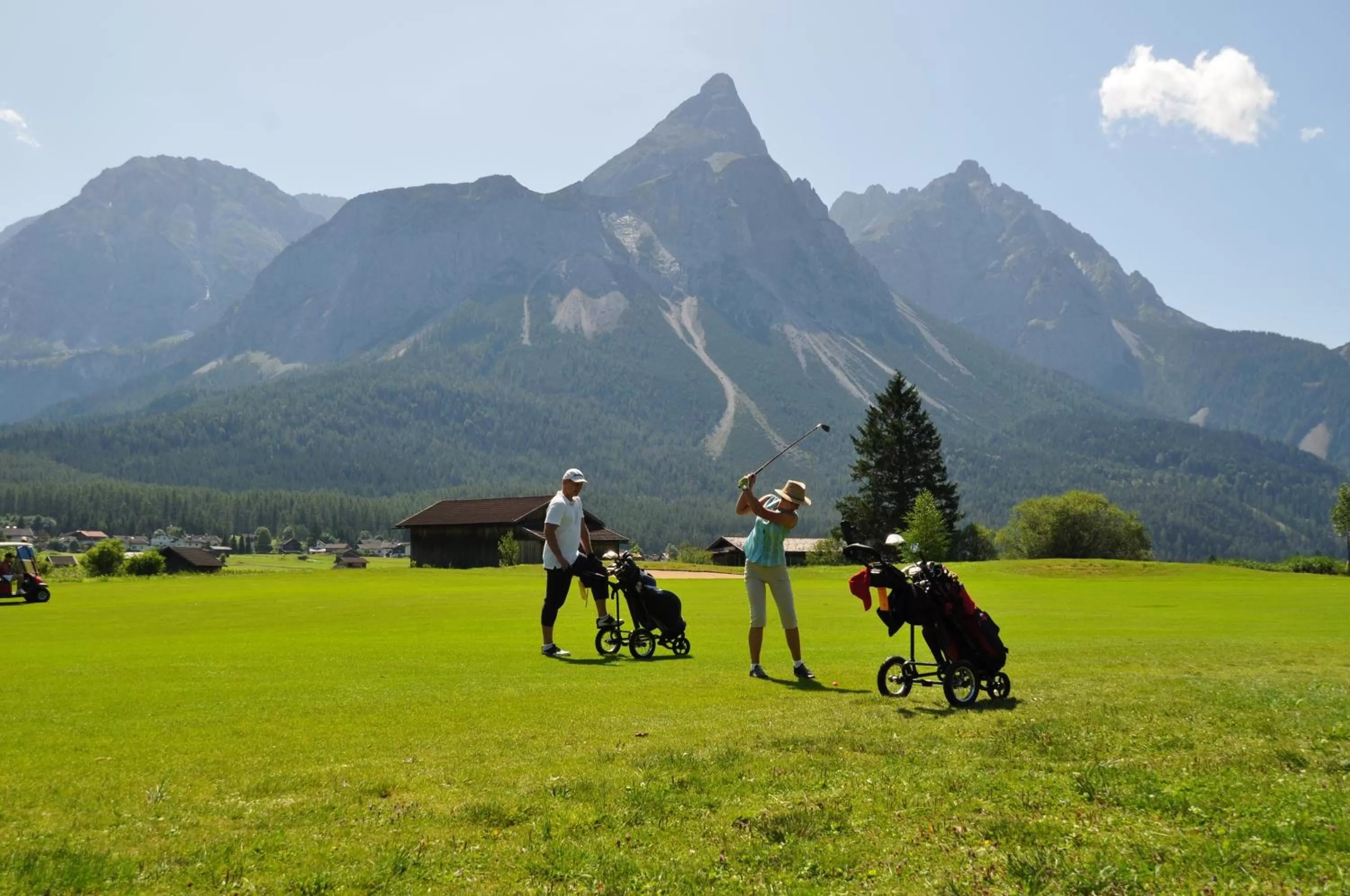 Golfcourse in Hotel Alpen Residence