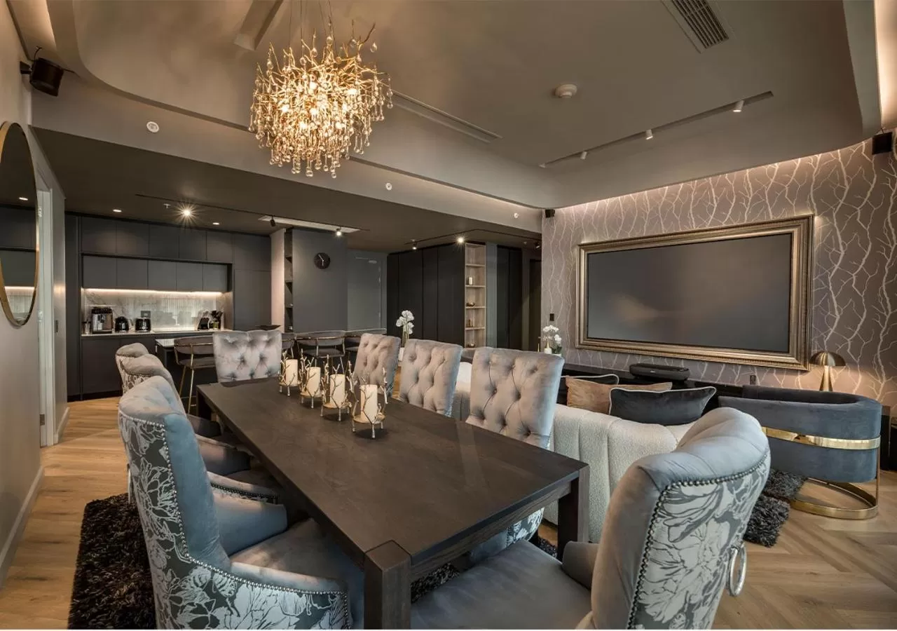 Seating area in The Rockefeller Hotel by NEWMARK