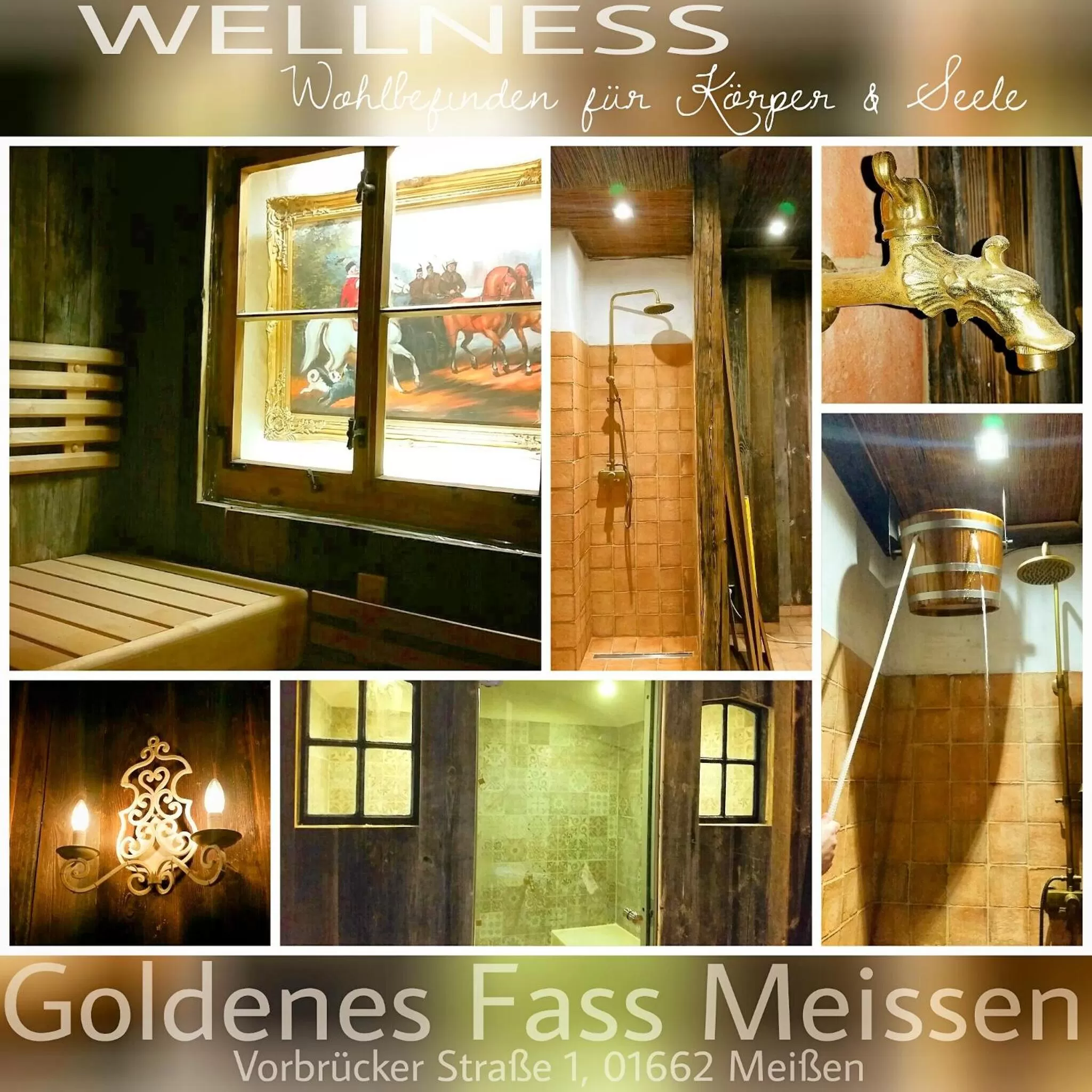 Sauna in Hotel Wellness Goldenes Fass Meißen