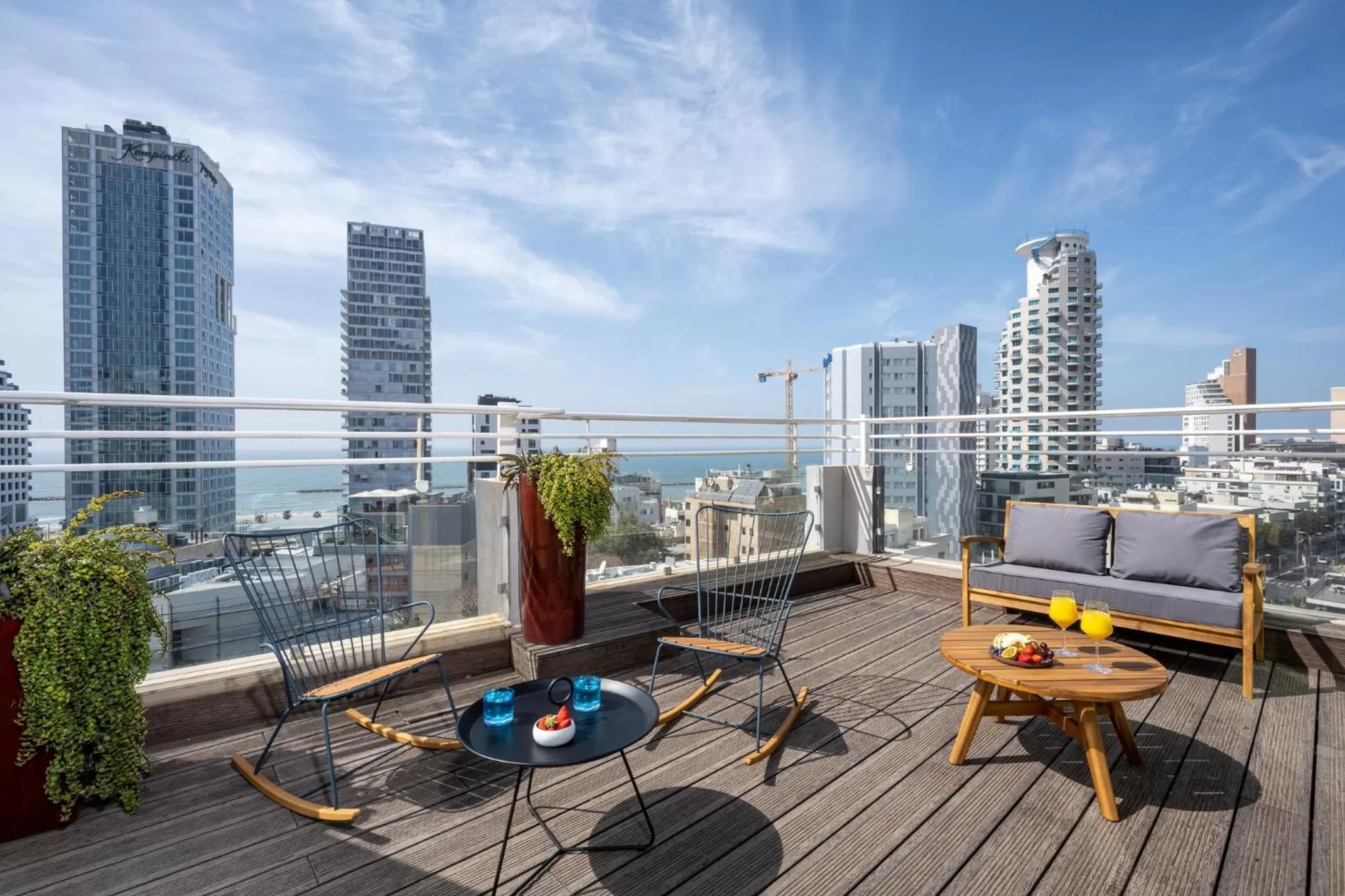 Balcony/Terrace in BY14 TLV Hotel