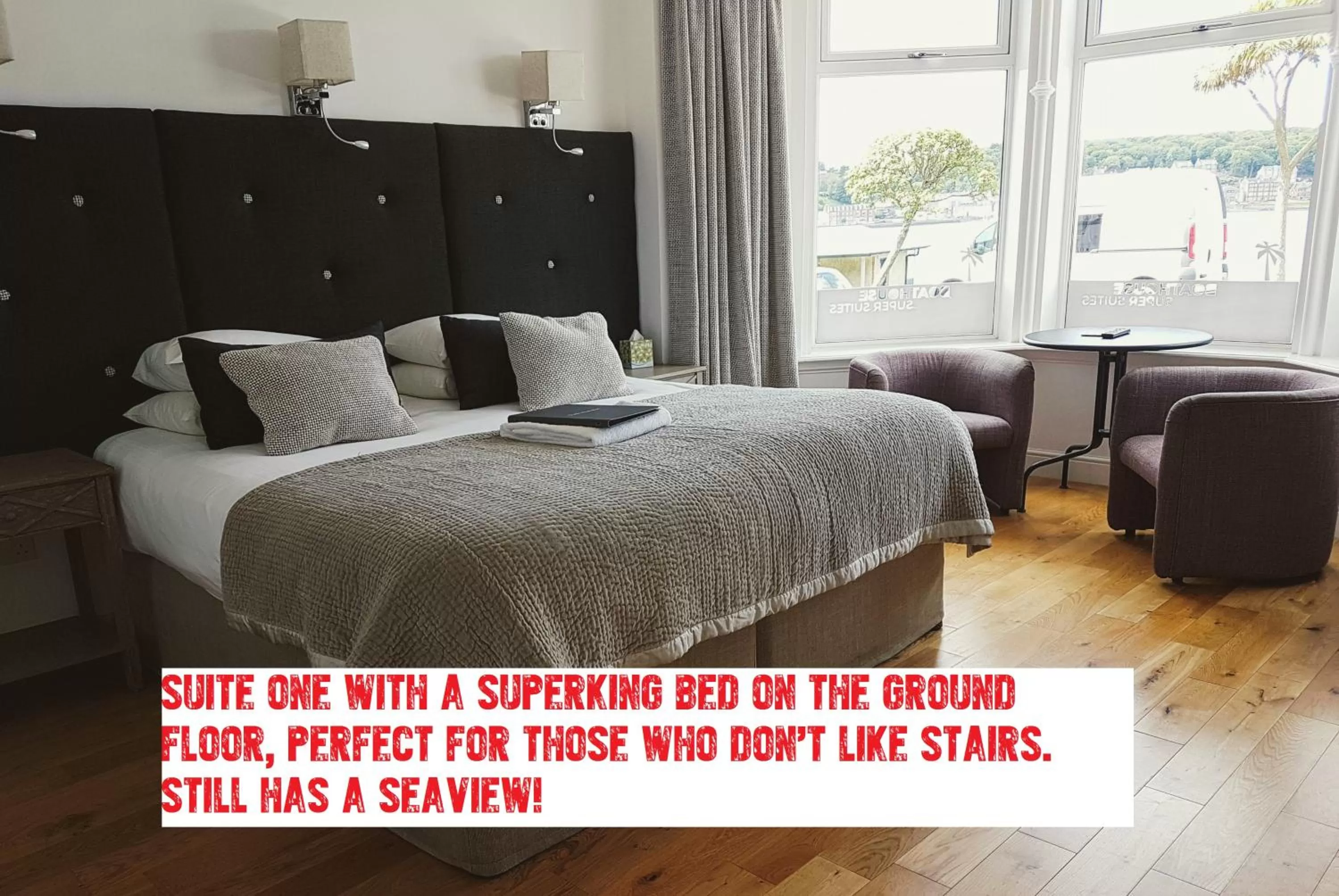 Bed in Boat House Super Suites