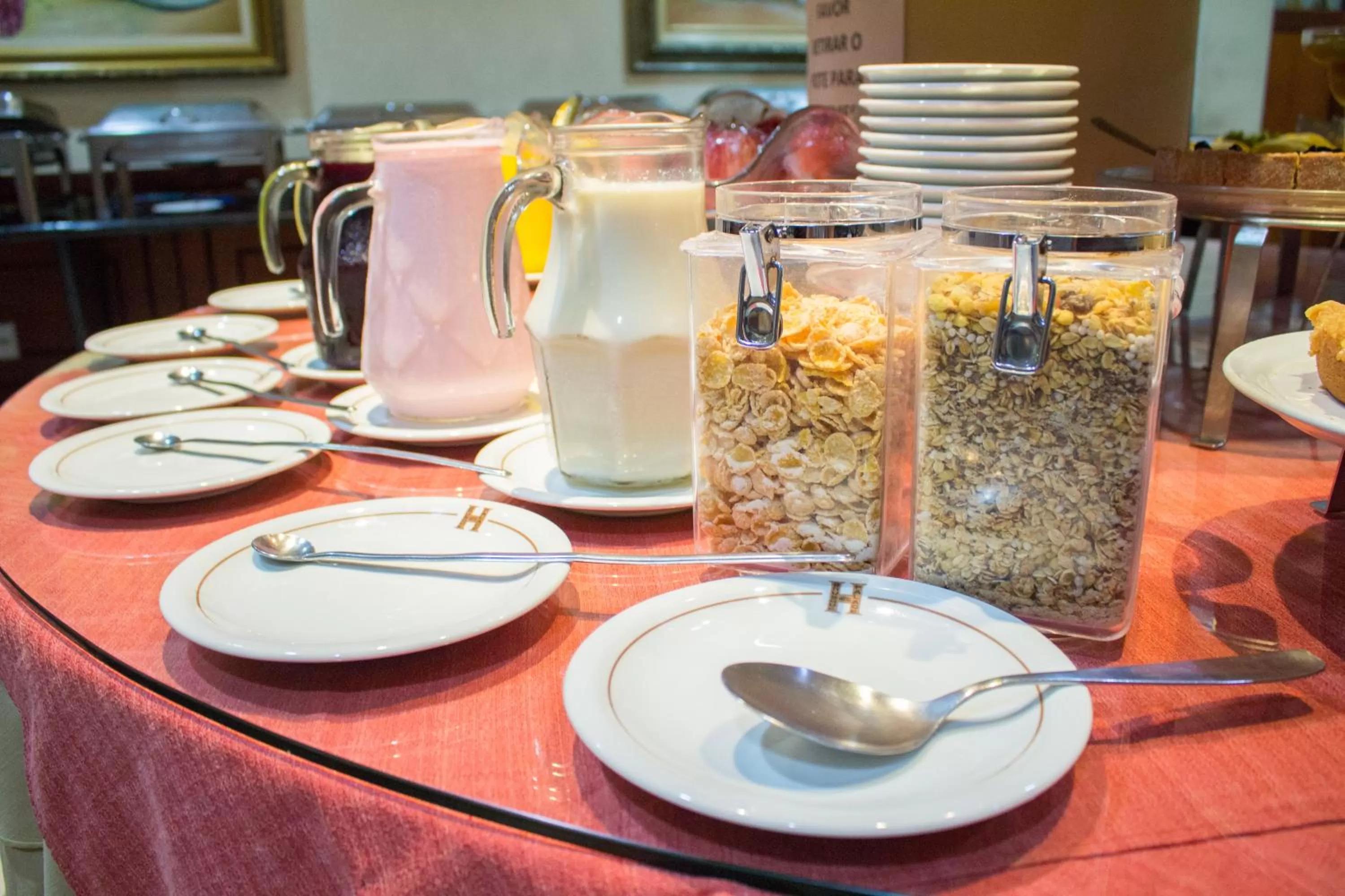 Buffet breakfast in Hotel Estação 101 - Brusque