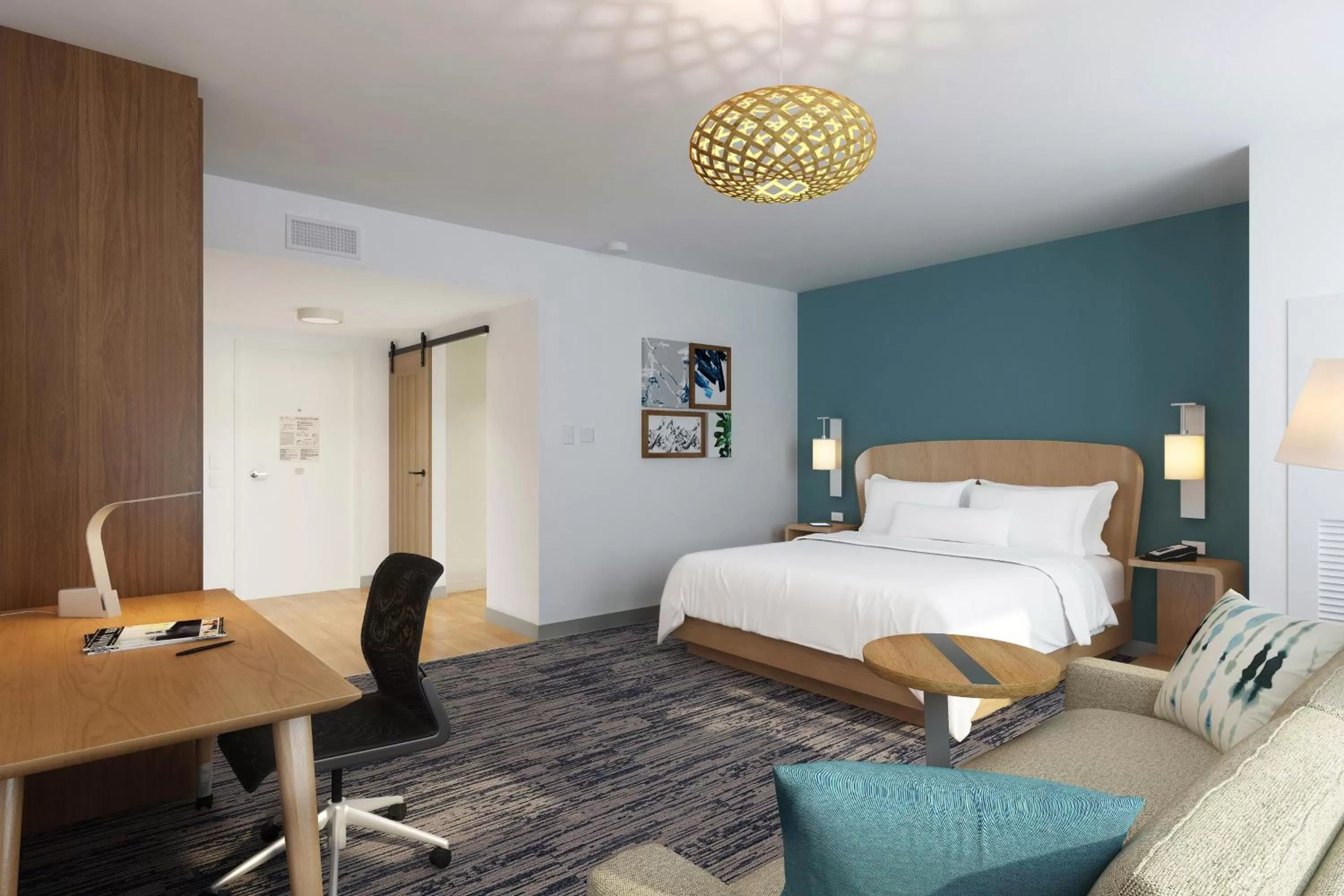 Photo of the whole room, Bed in Element Nashville Vanderbilt West End