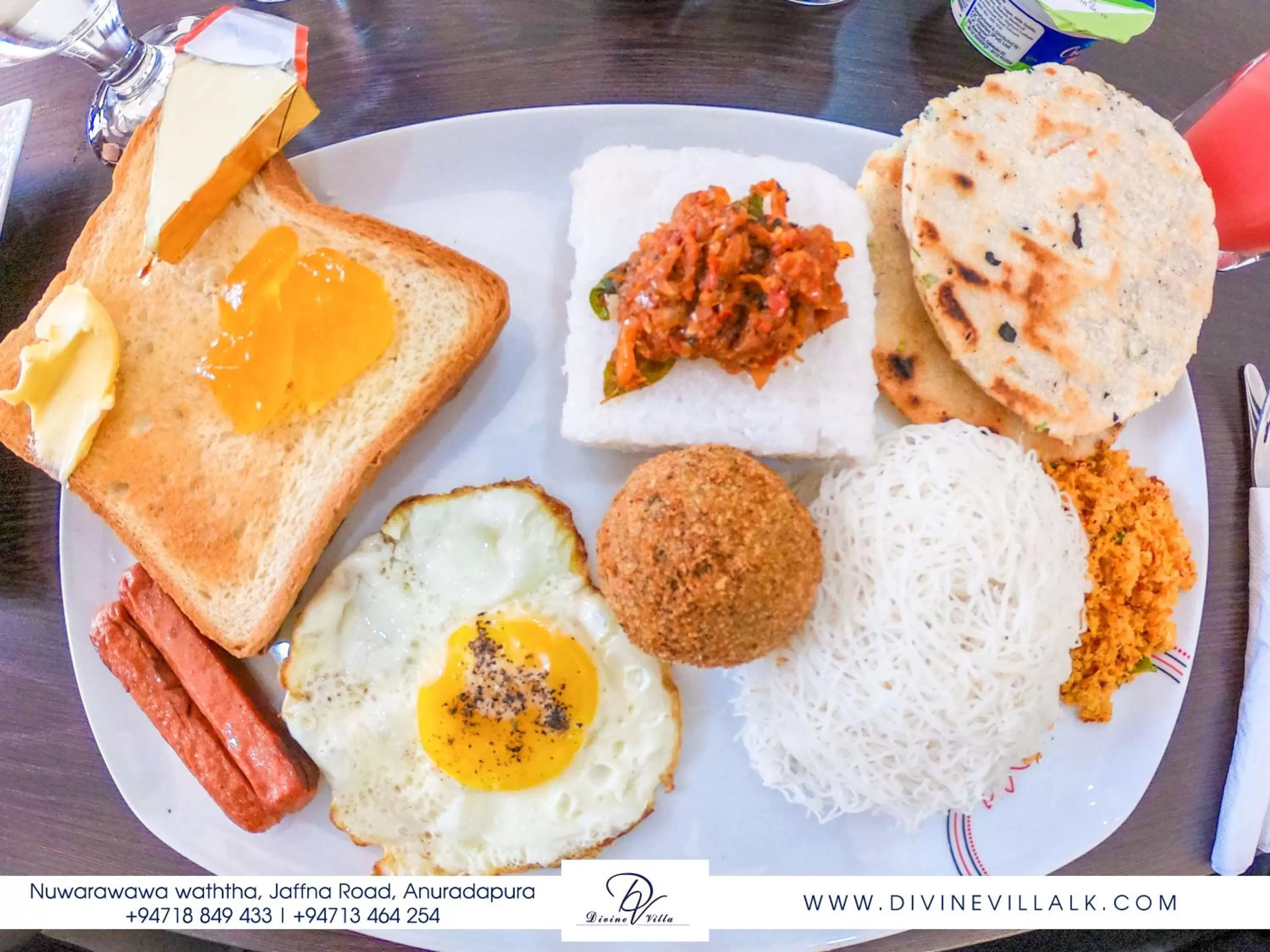 Food and drinks in Divine Villa