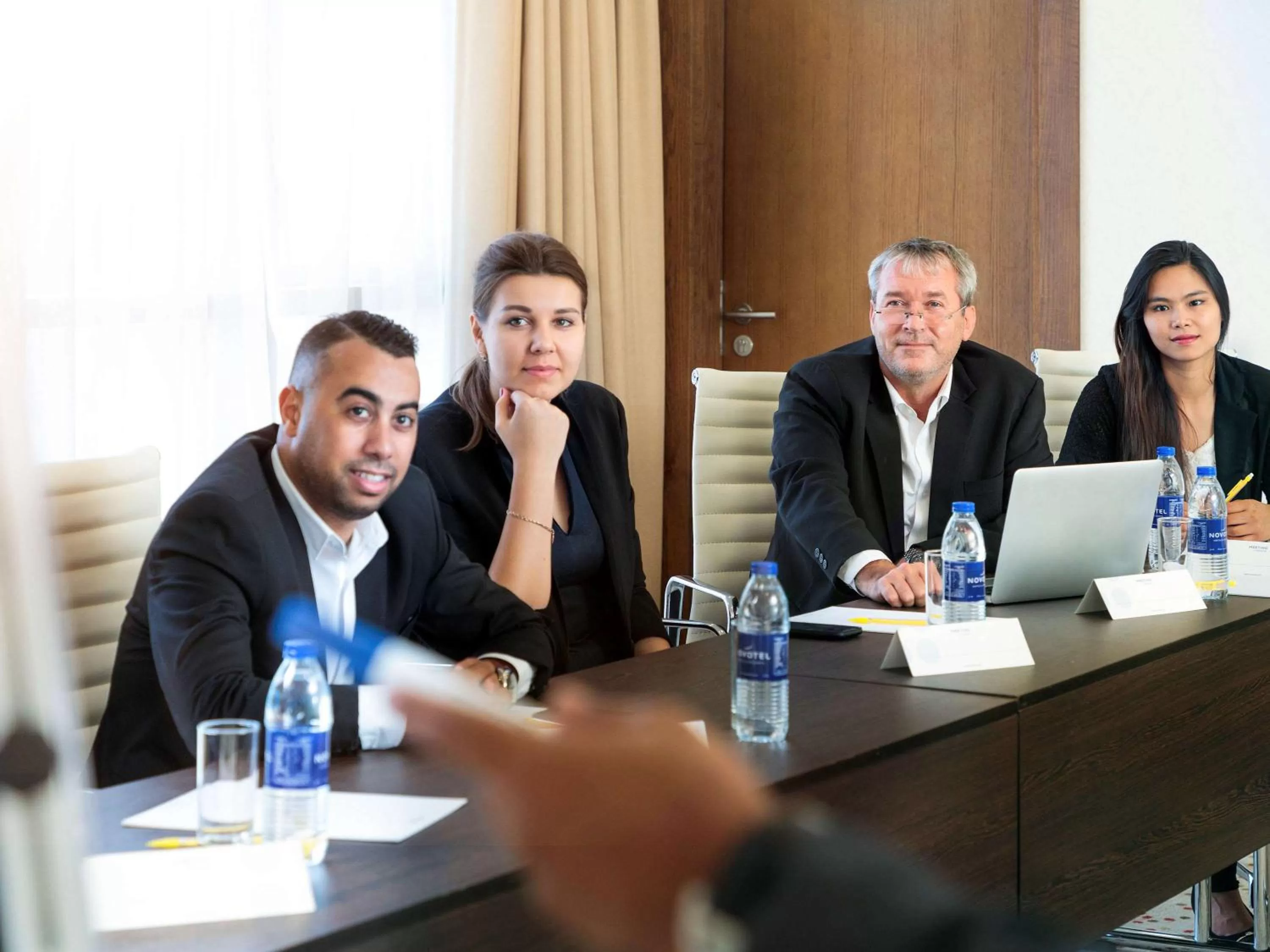 On site in Novotel Abu Dhabi Gate