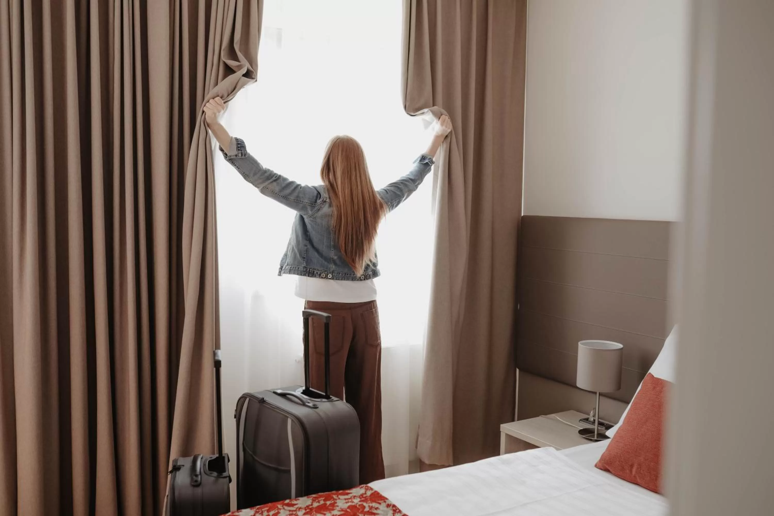 People, Bed in Stadtoase Kolping Hotel