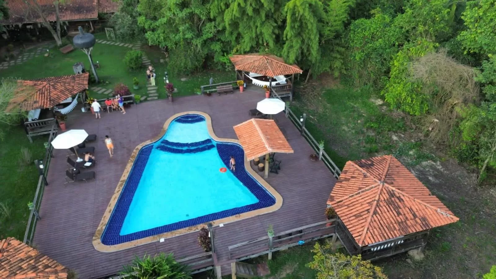 Pool view in Hotel Santa Esmeralda