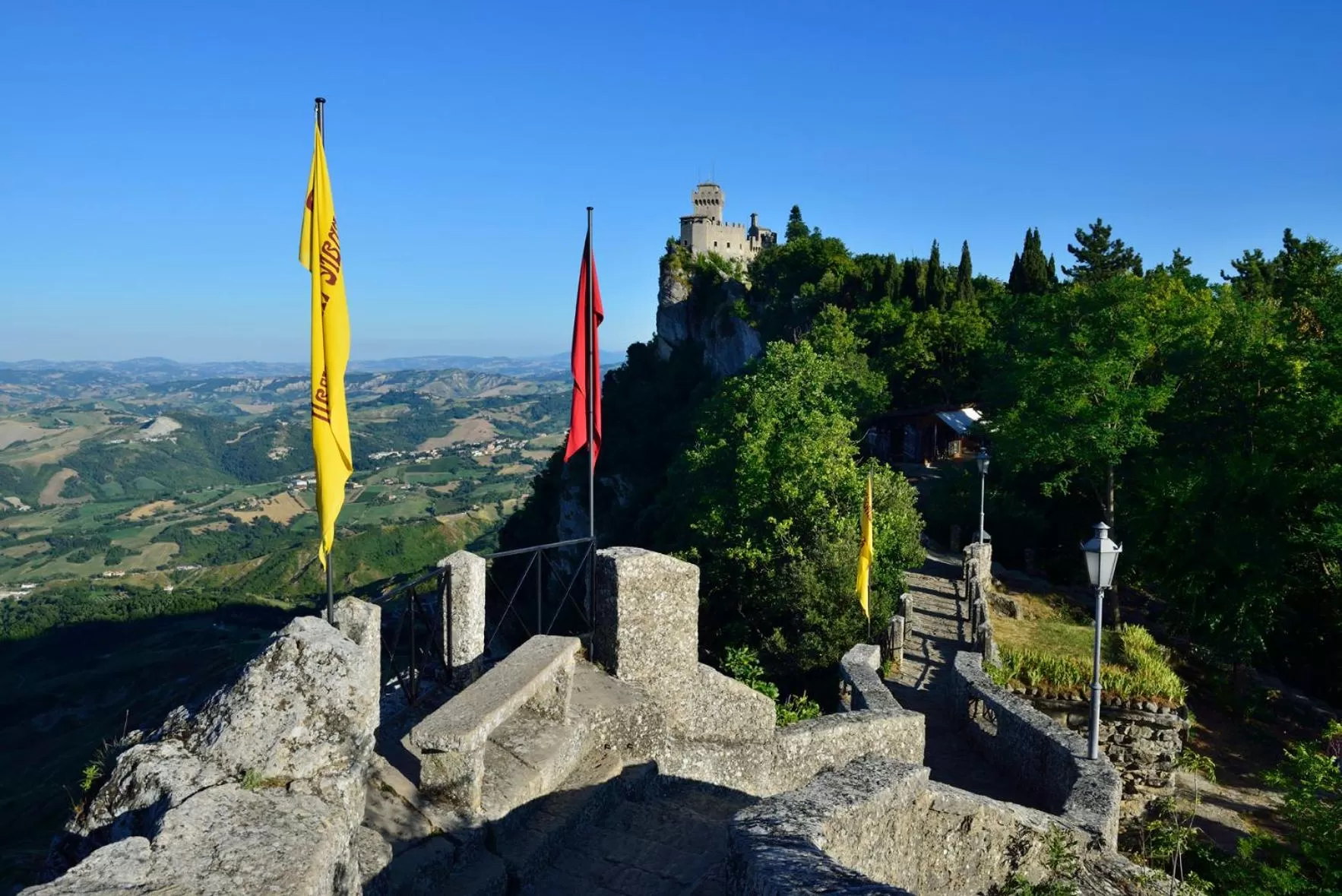 Natural landscape in Hotel Titano