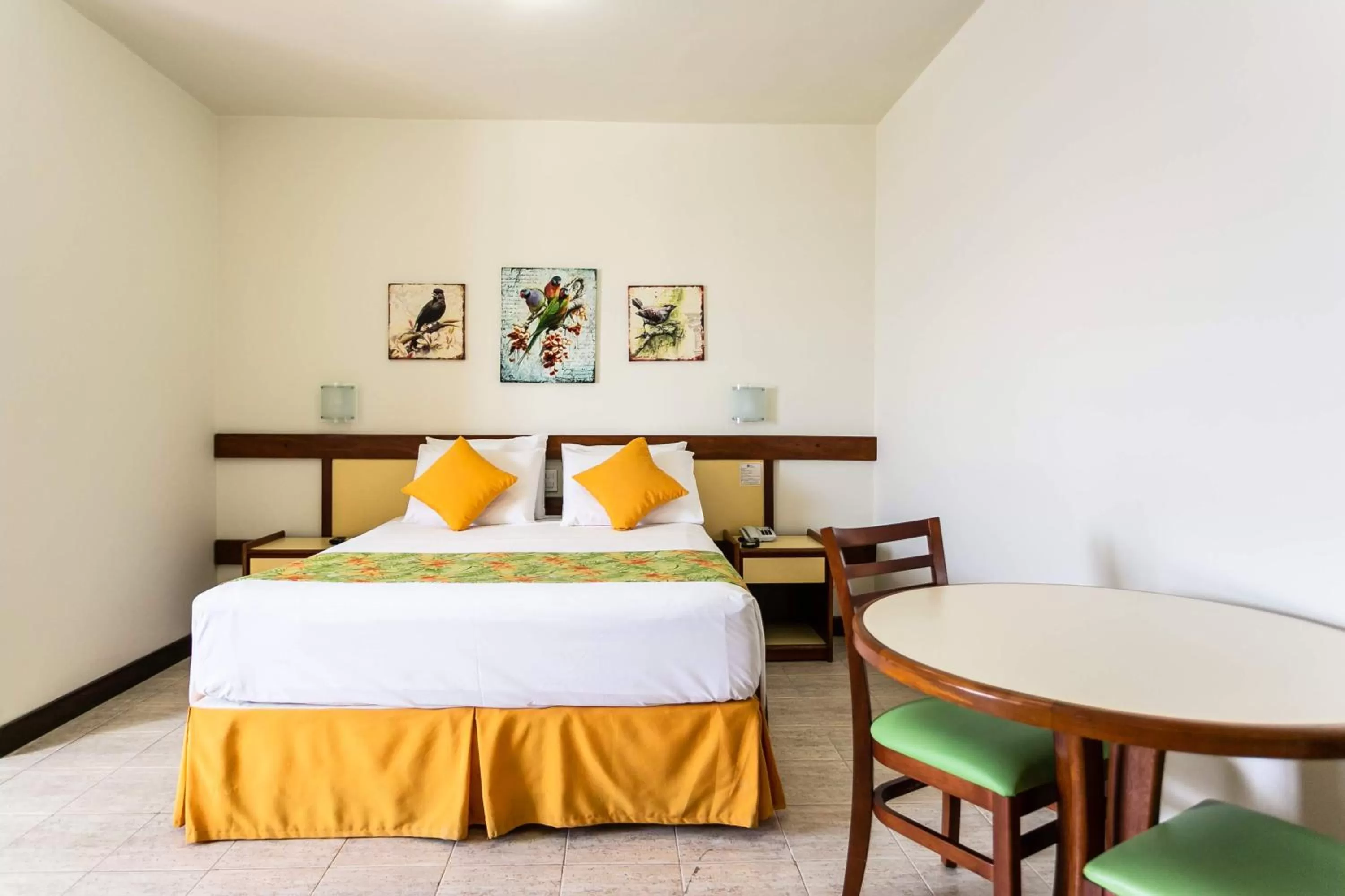 Bed in Hotel Verdemar