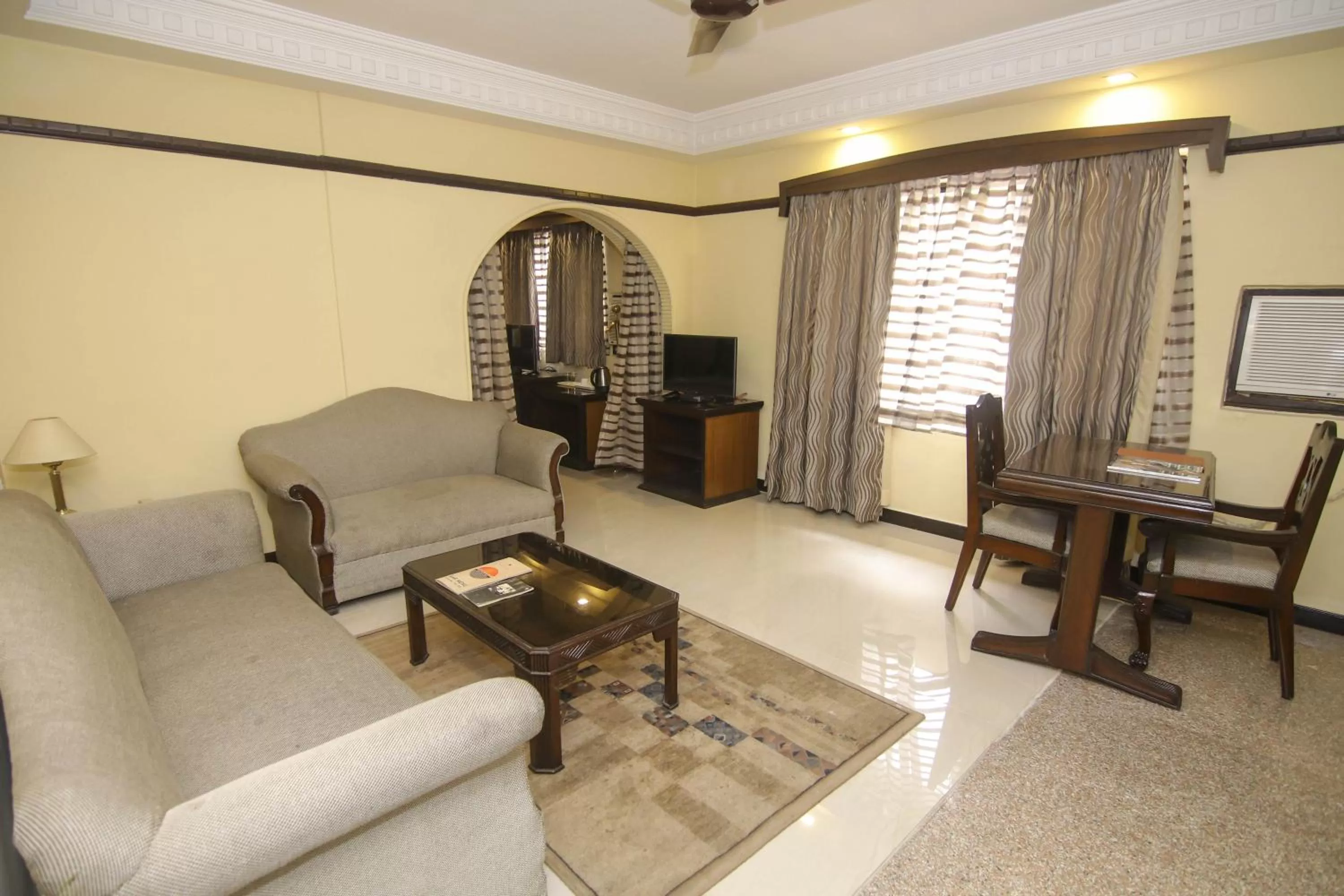 Seating area in Lytton Hotel