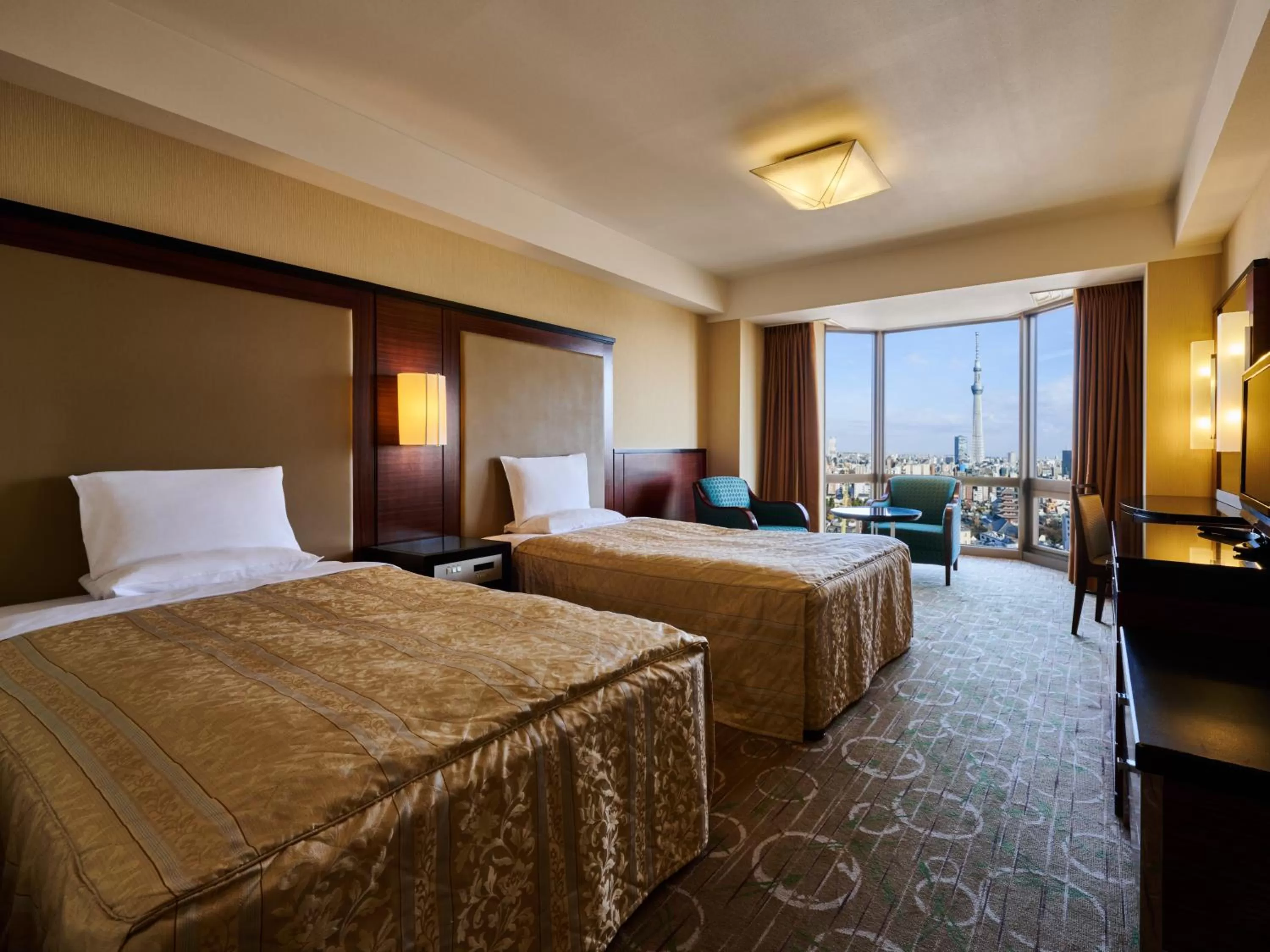 Photo of the whole room, Bed in Asakusa View Hotel