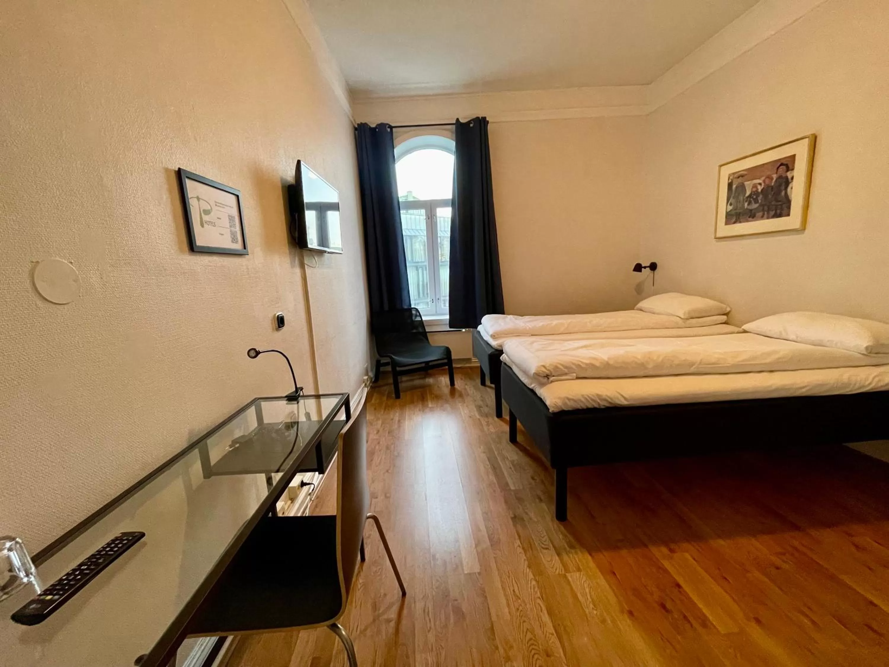 Bed in P-Hotels Oslo