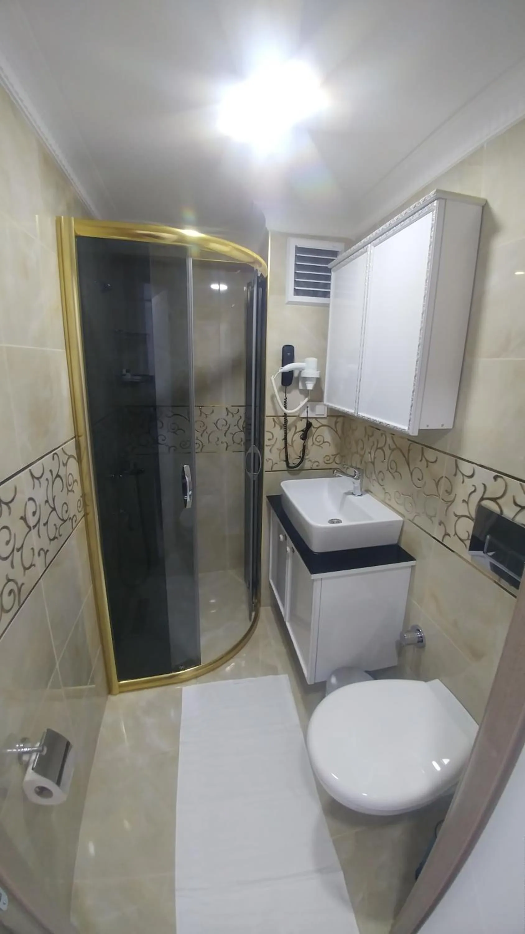 Shower in Grand Liza Hotel