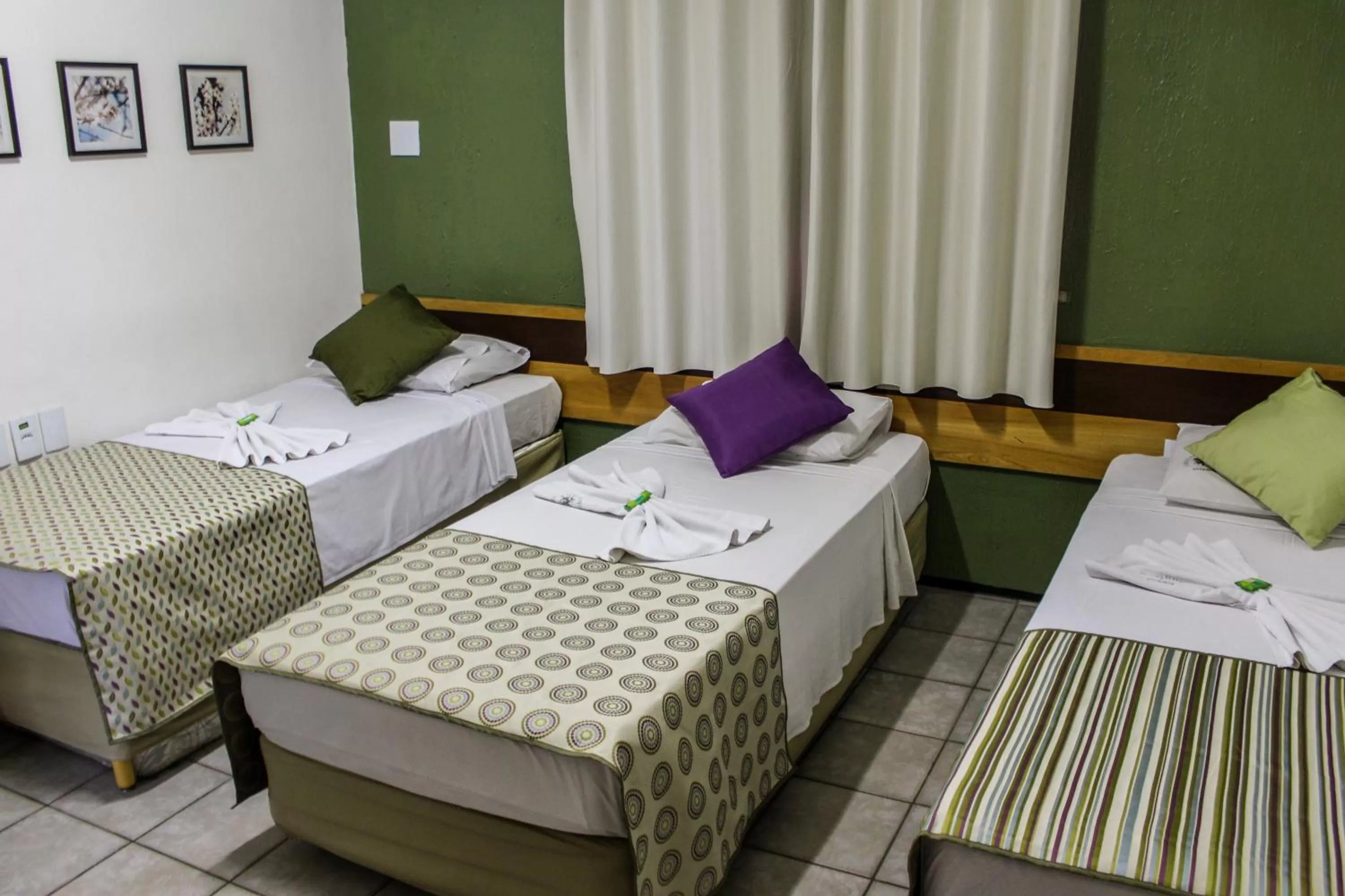 Bed in Abrolhos Praia Hotel