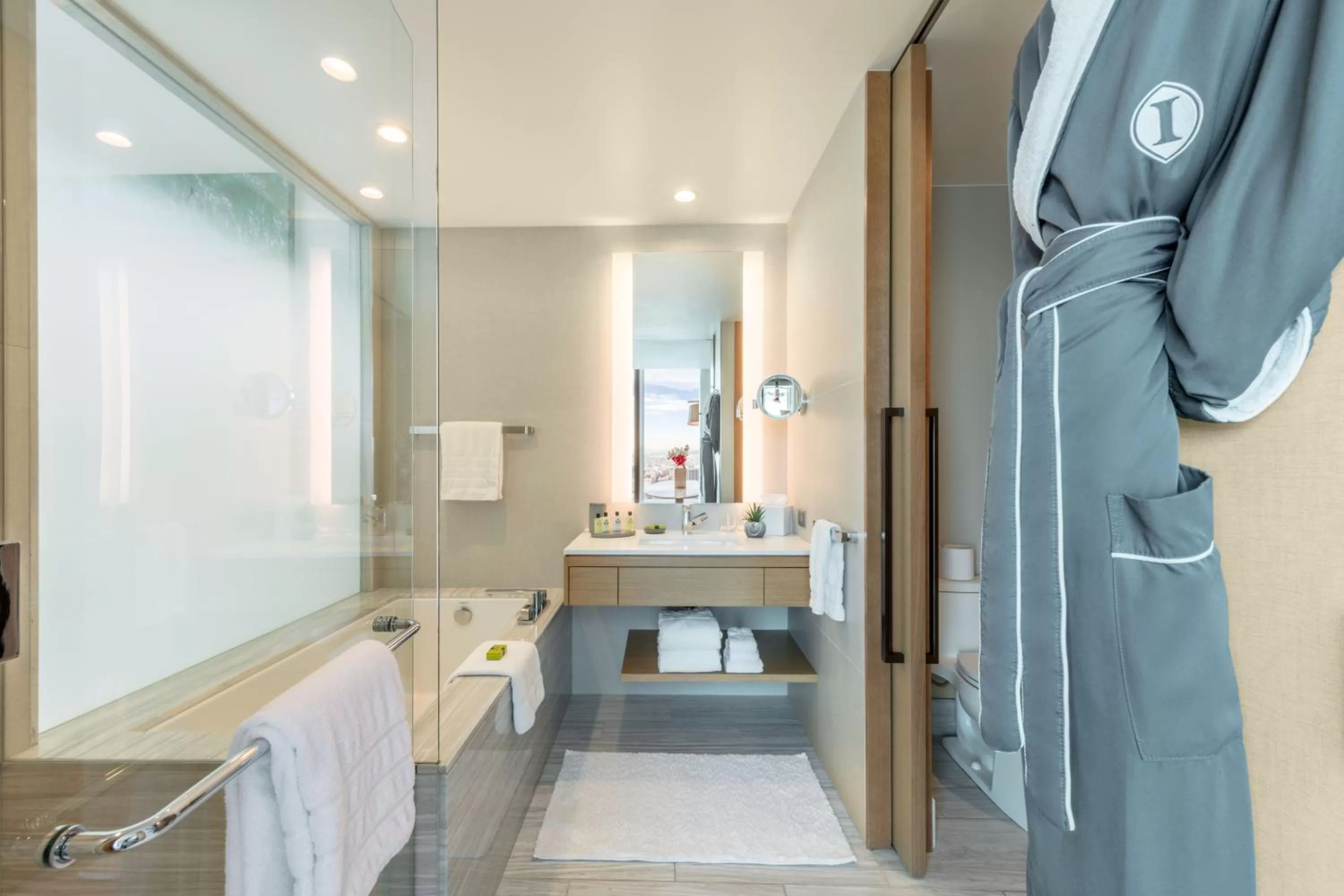 Bathroom in InterContinental - Los Angeles Downtown by IHG