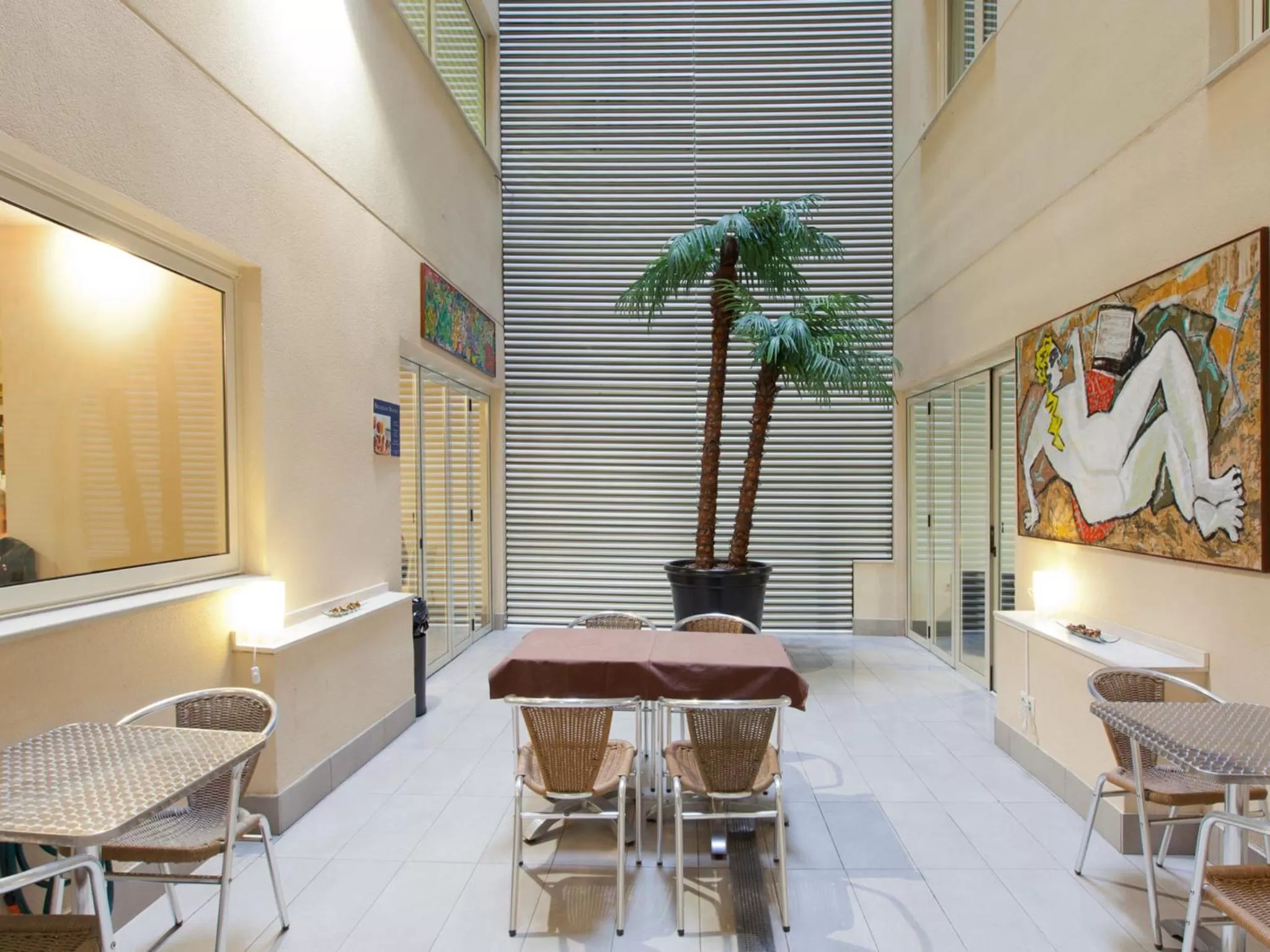 Patio in Hotel Sagrada Familia