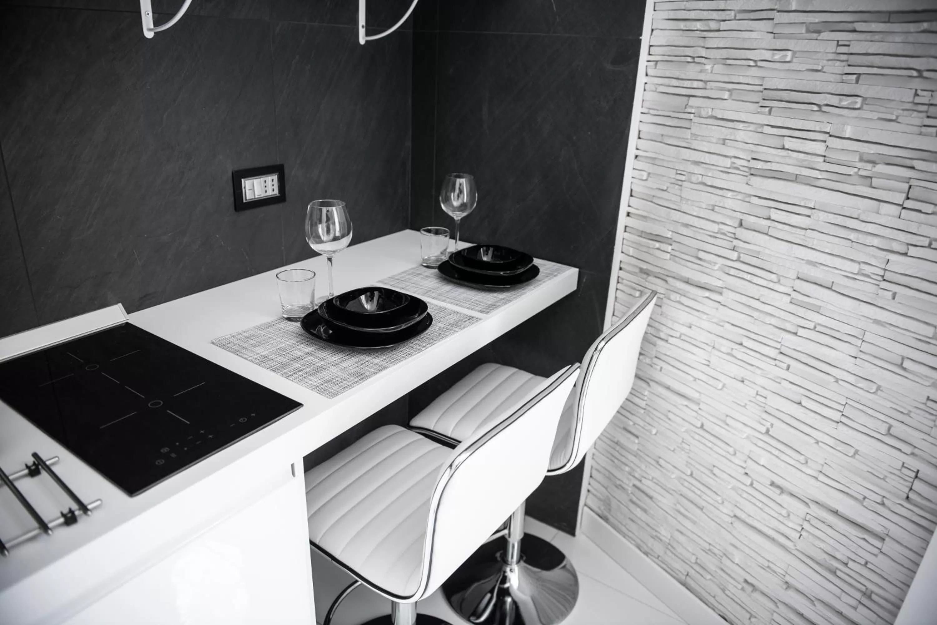 Kitchen or kitchenette in Rettifilo 201 Exclusive Rooms