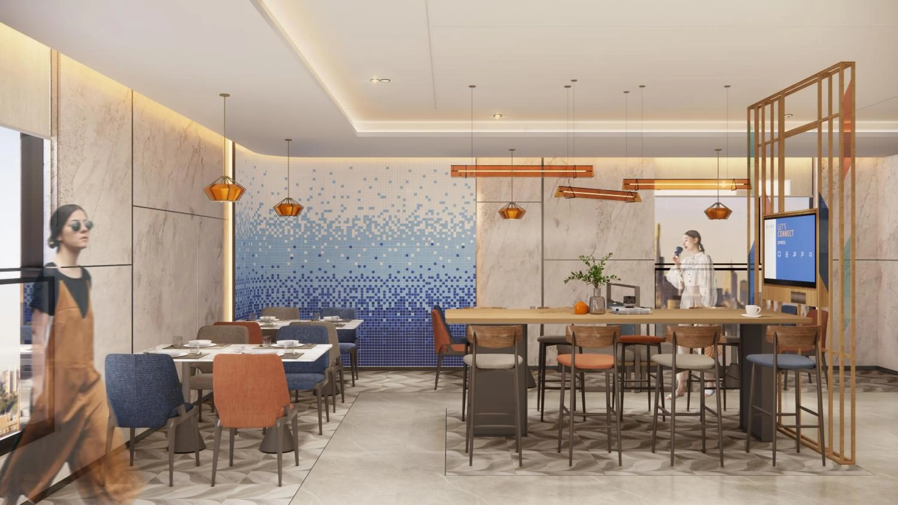 Restaurant/Places to Eat in Holiday Inn Express Lanzhou Jianlan, an IHG Hotel