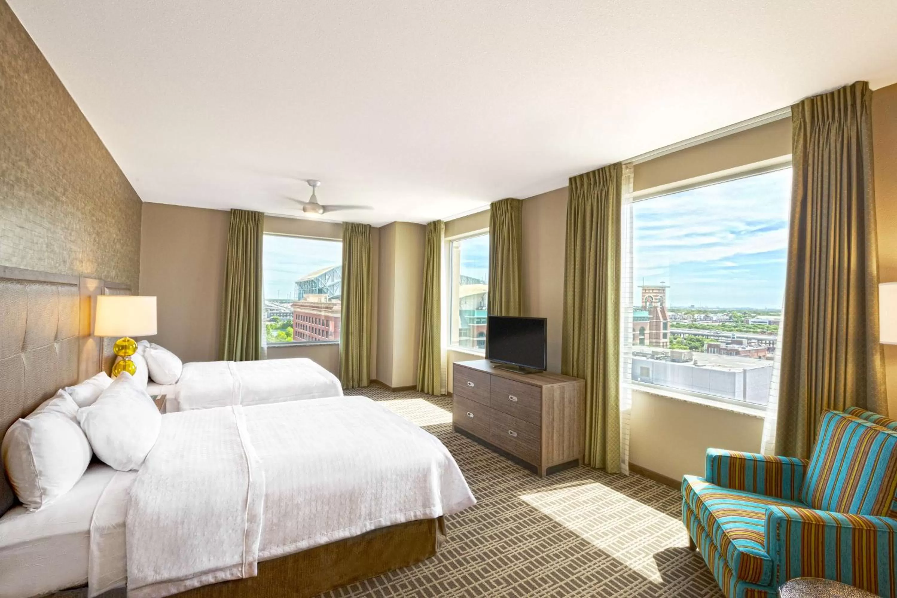 Queen Suite with Two Queen Beds - Hearing Access/Non-Smoking in Homewood Suites by Hilton Houston Downtown