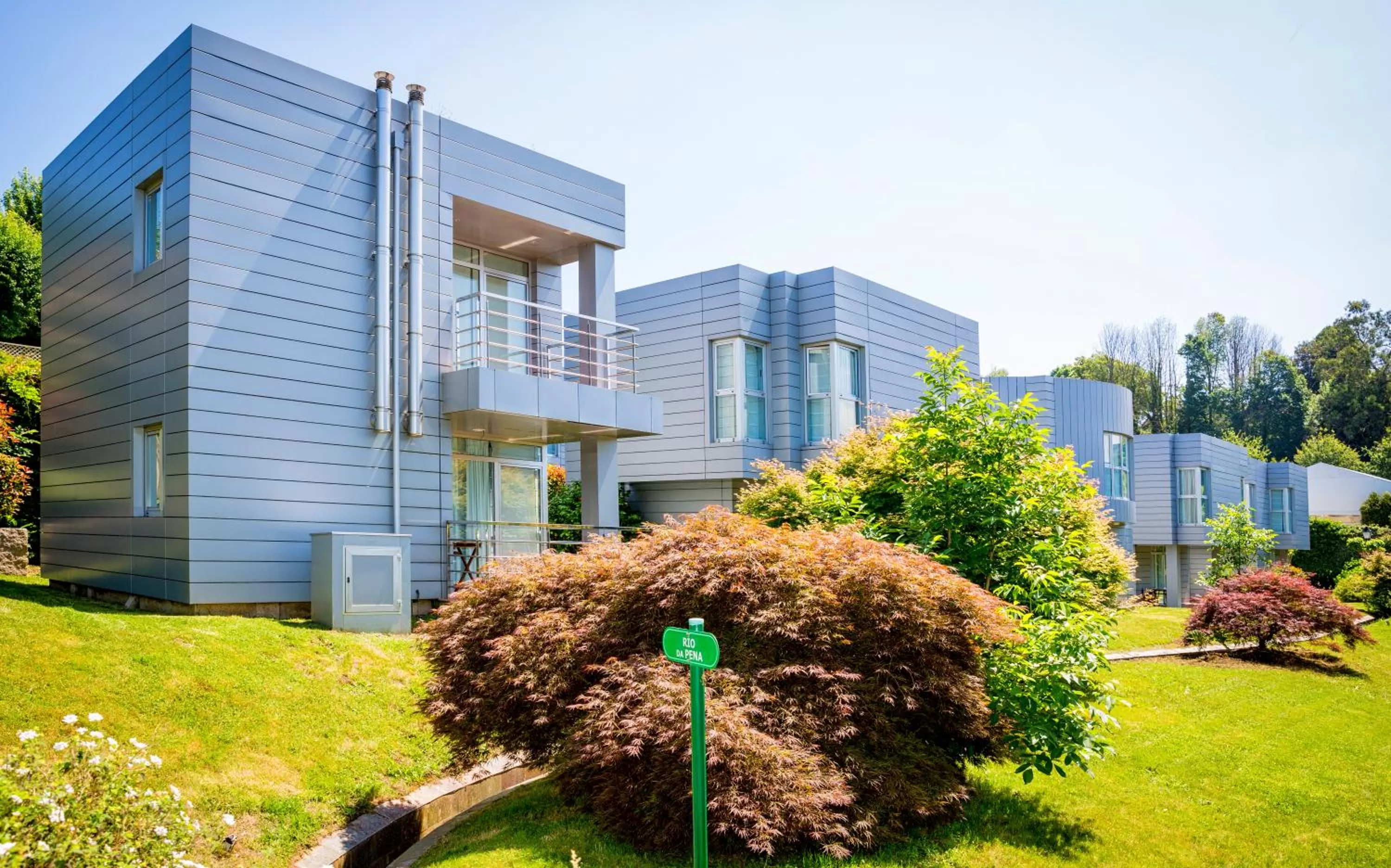 Garden view in Pazo do Rio
