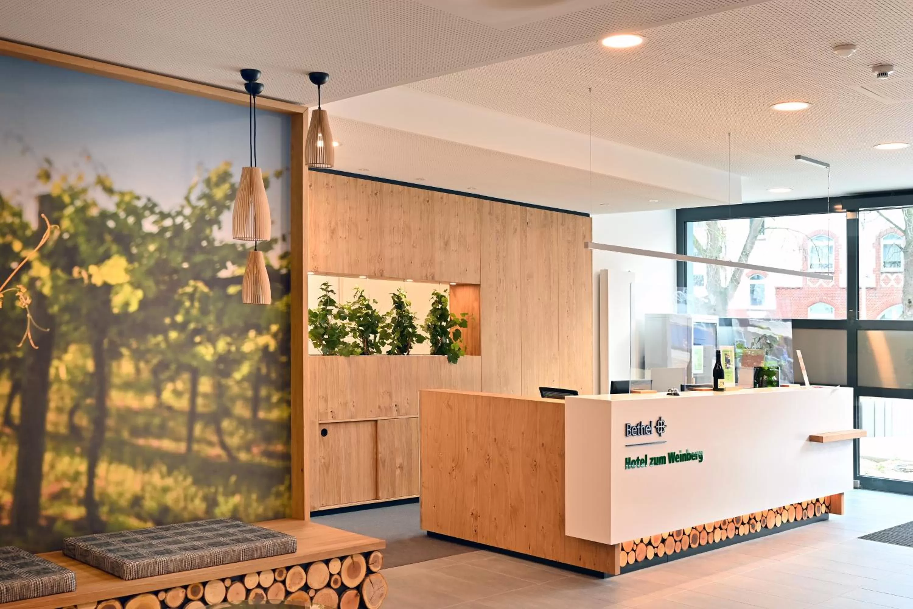 Lobby or reception in Bethel Hotel zum Weinberg